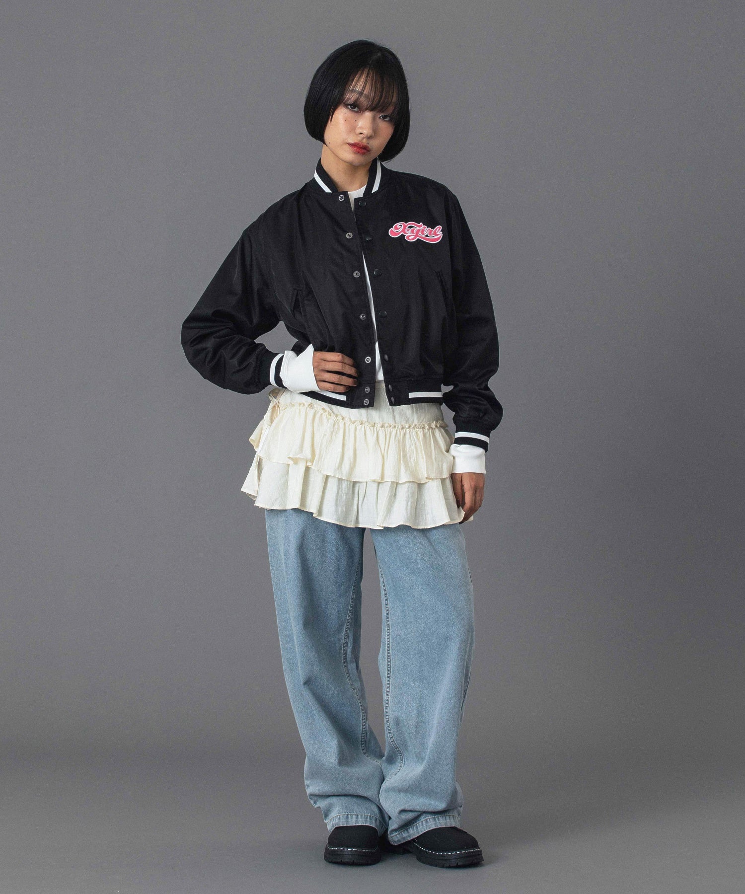 FACE LABEL EASY PANTS