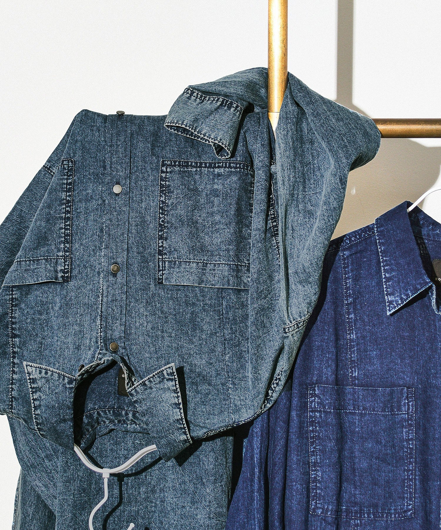 【WEB・一部店舗限定】DENIM LIKE SHIRT DRESS