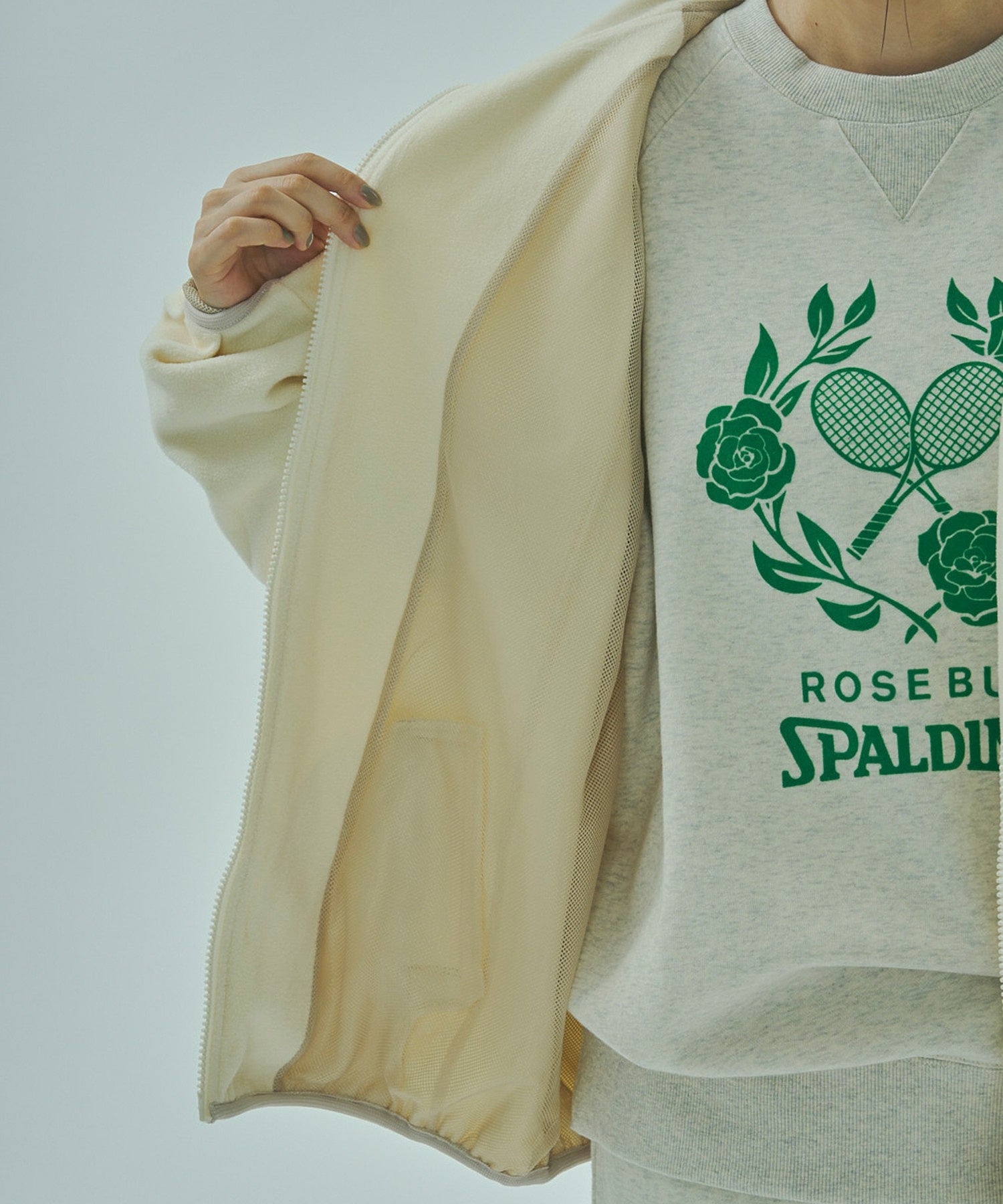 SPALDING x ROSE BUD ATHLETIC CLUB L/S SWEAT