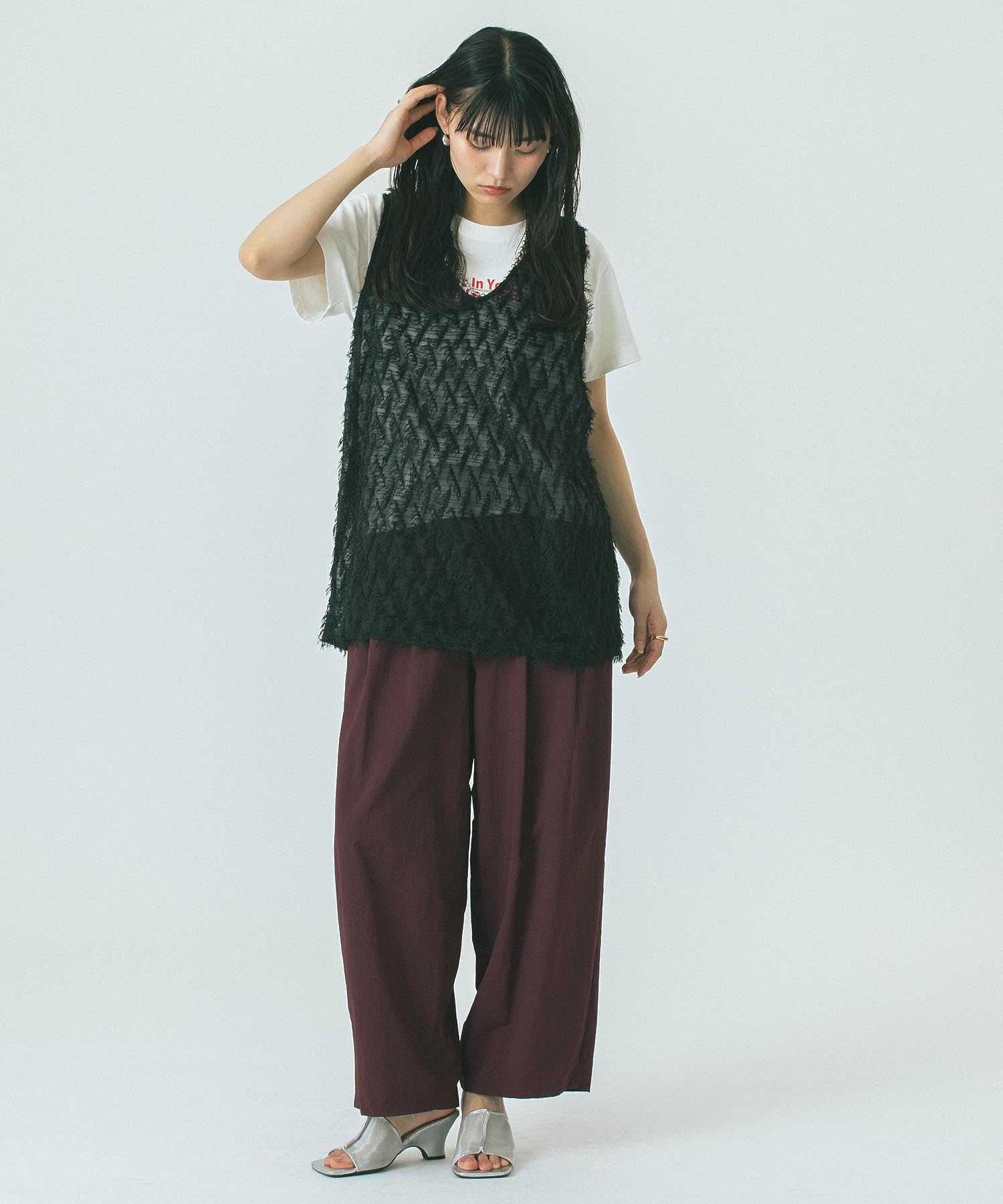 model:167cm 着用サイズ:ONE SIZE