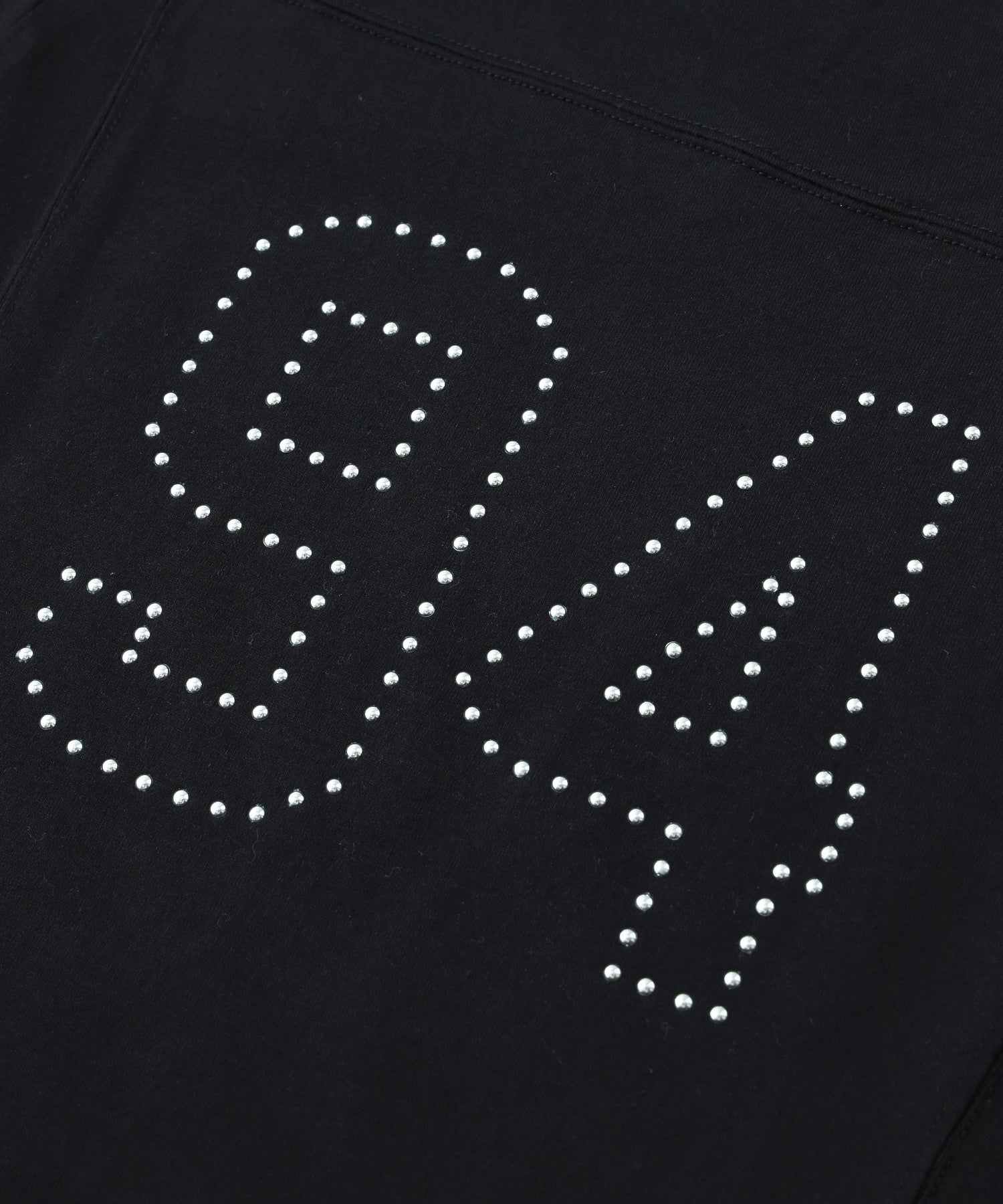 STUDDED NUMBER S/S BABY TEE