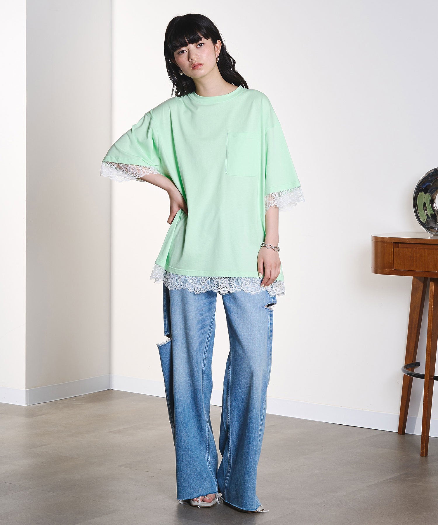 model:163cm 着用サイズ:ONE SIZE