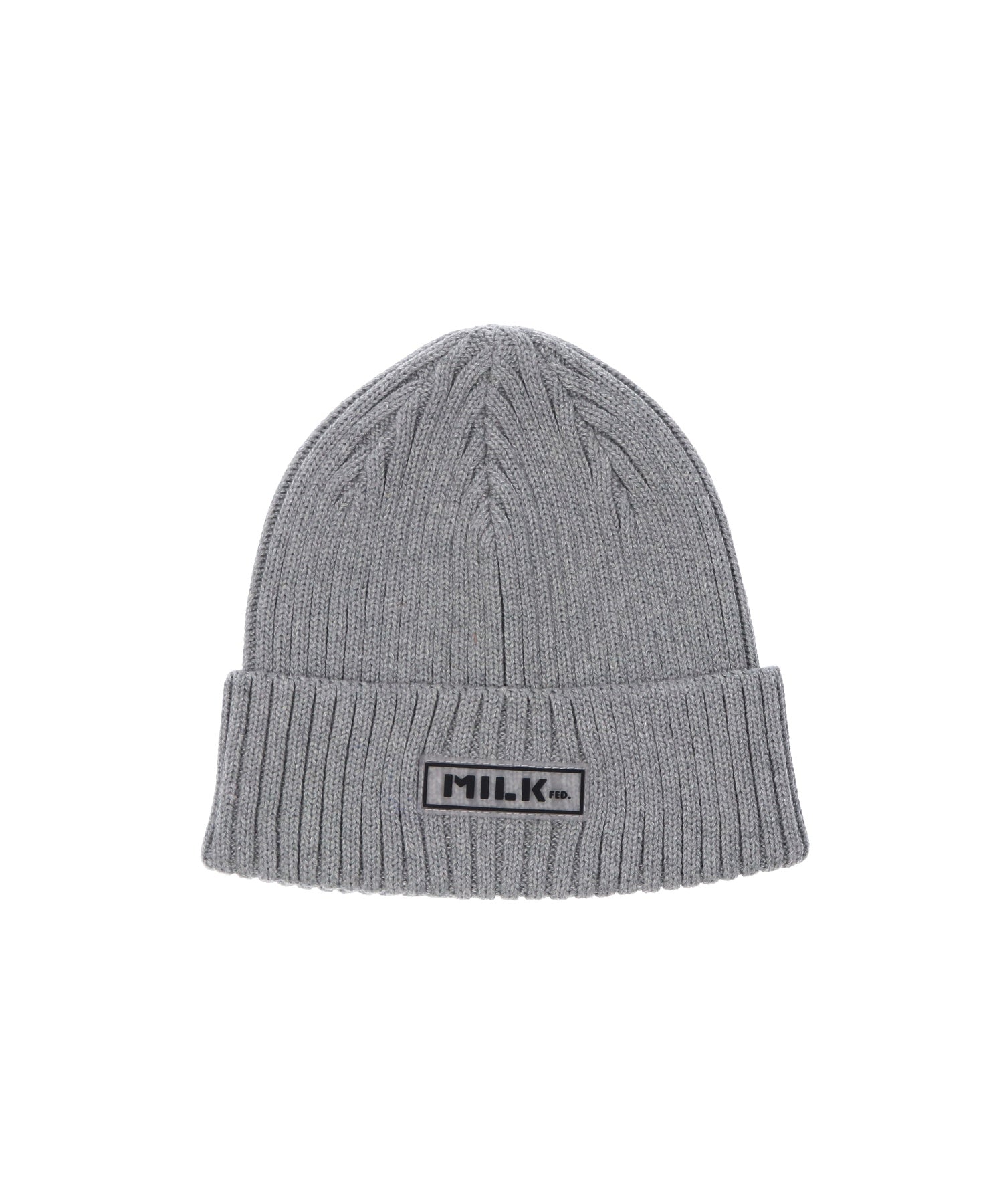 RUBBER PATCH KNIT CAP