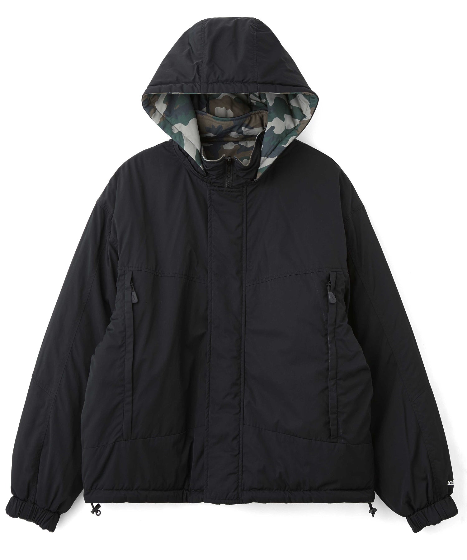 FACE EMBROIDERED PATCH REVERSIBLE JACKET