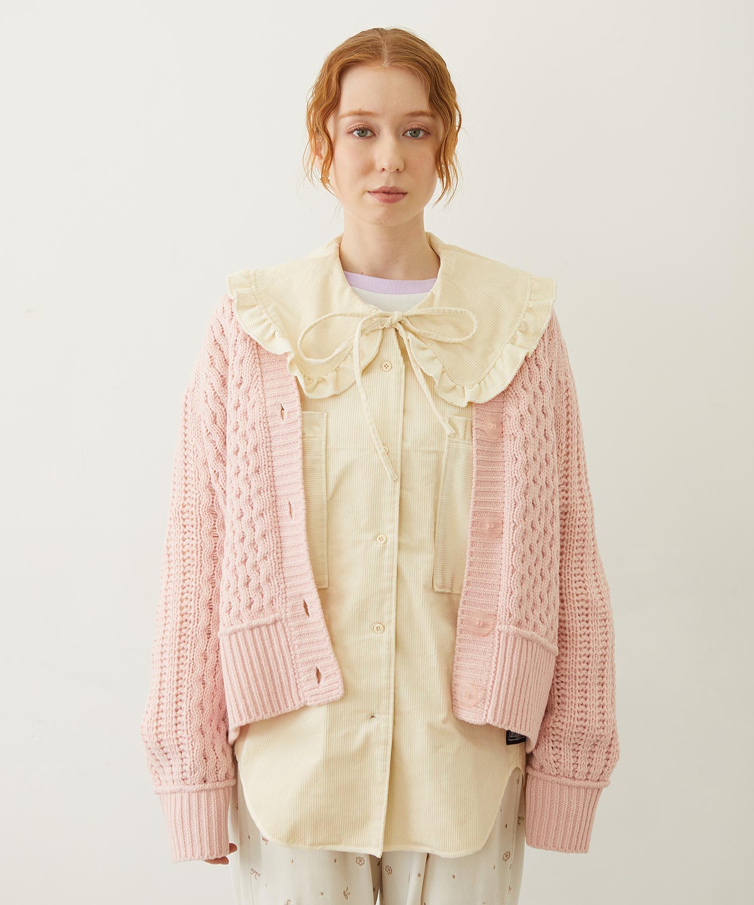 CABLE KNIT CARDIGAN