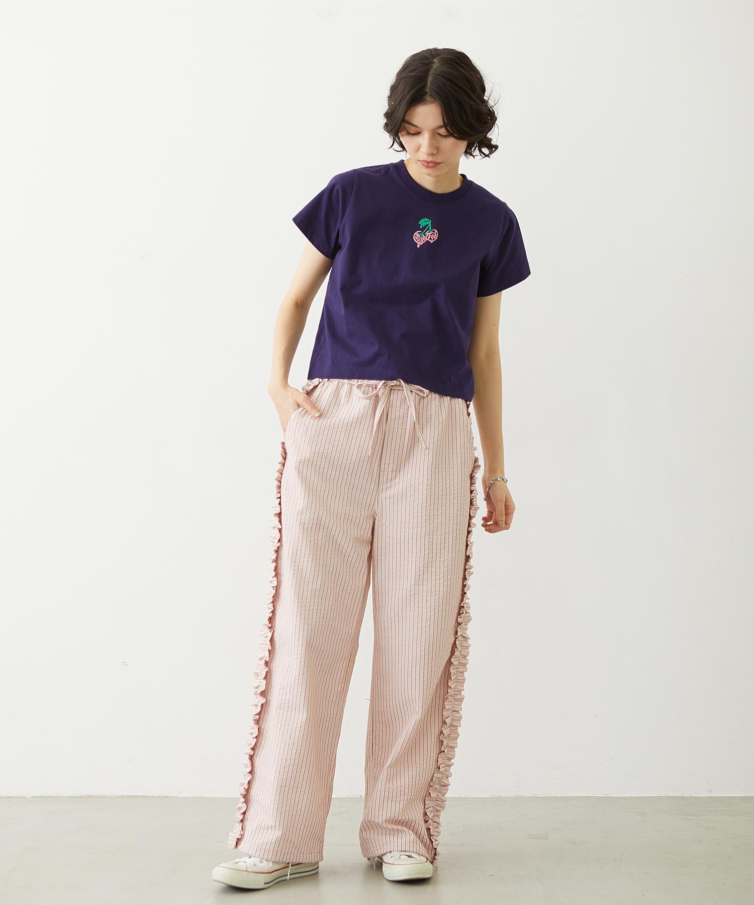 MINI MELTY GLITTER CHERRY COMPACT S/S TEE