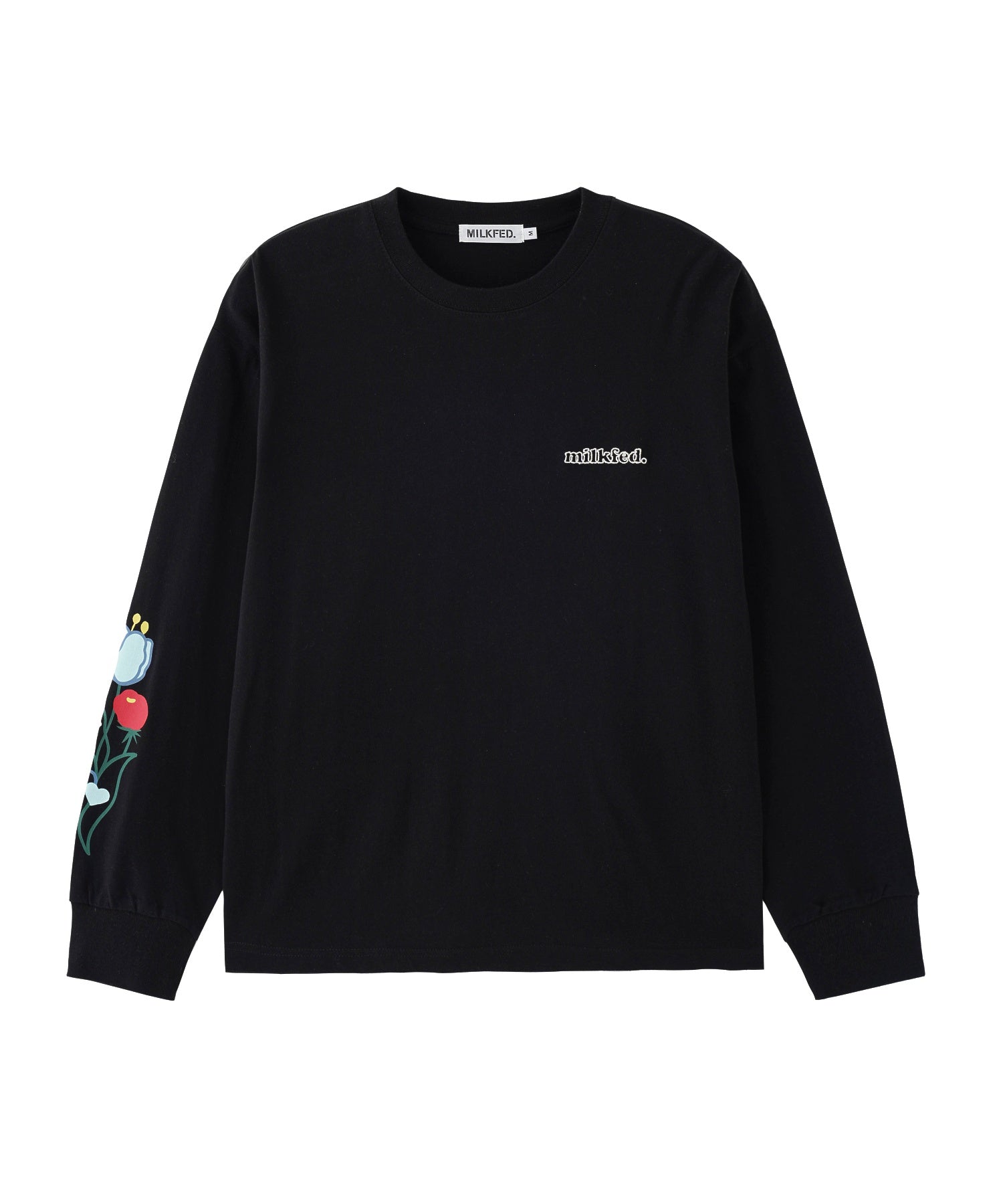 FLOWER PRINT WIDE L/S TEE