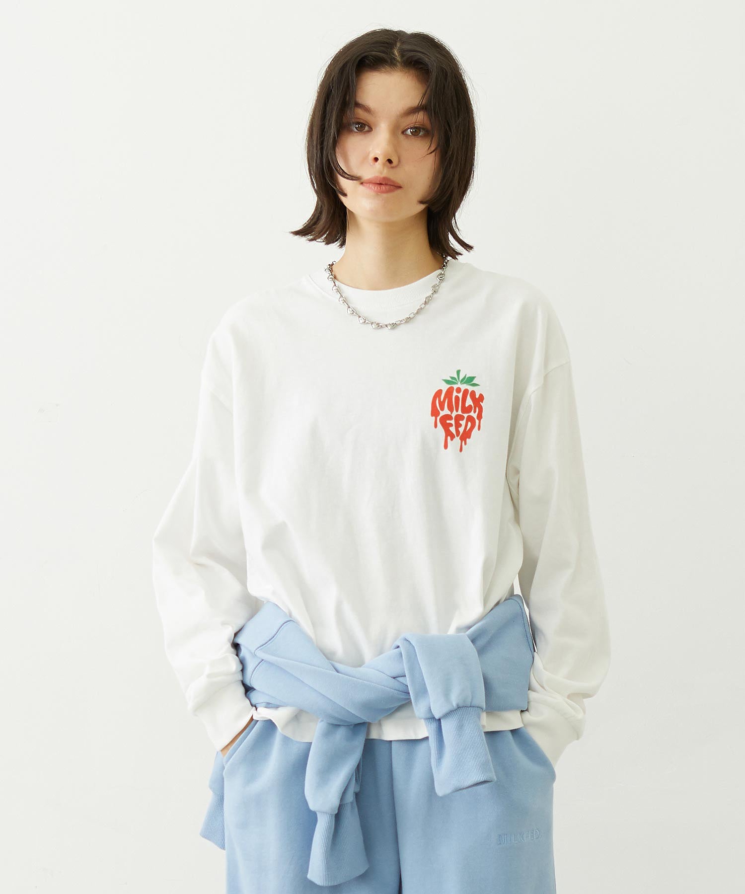 MELTY STRAWBERRY WIDE L/S TEE