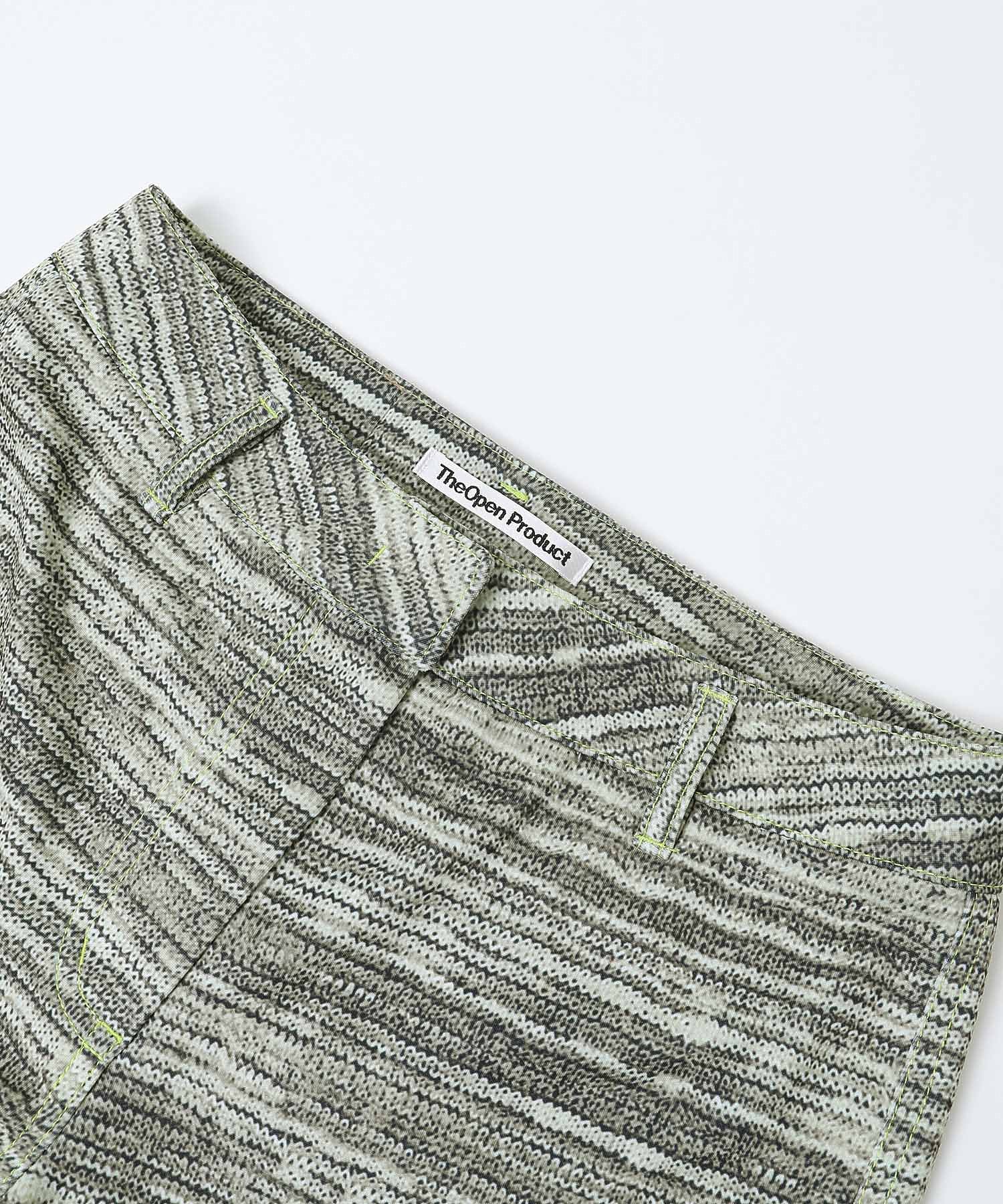 THE OPEN PRODUCT /ザオープンプロダクト/ PRINTED FITTED SHORTS GTO221PT003