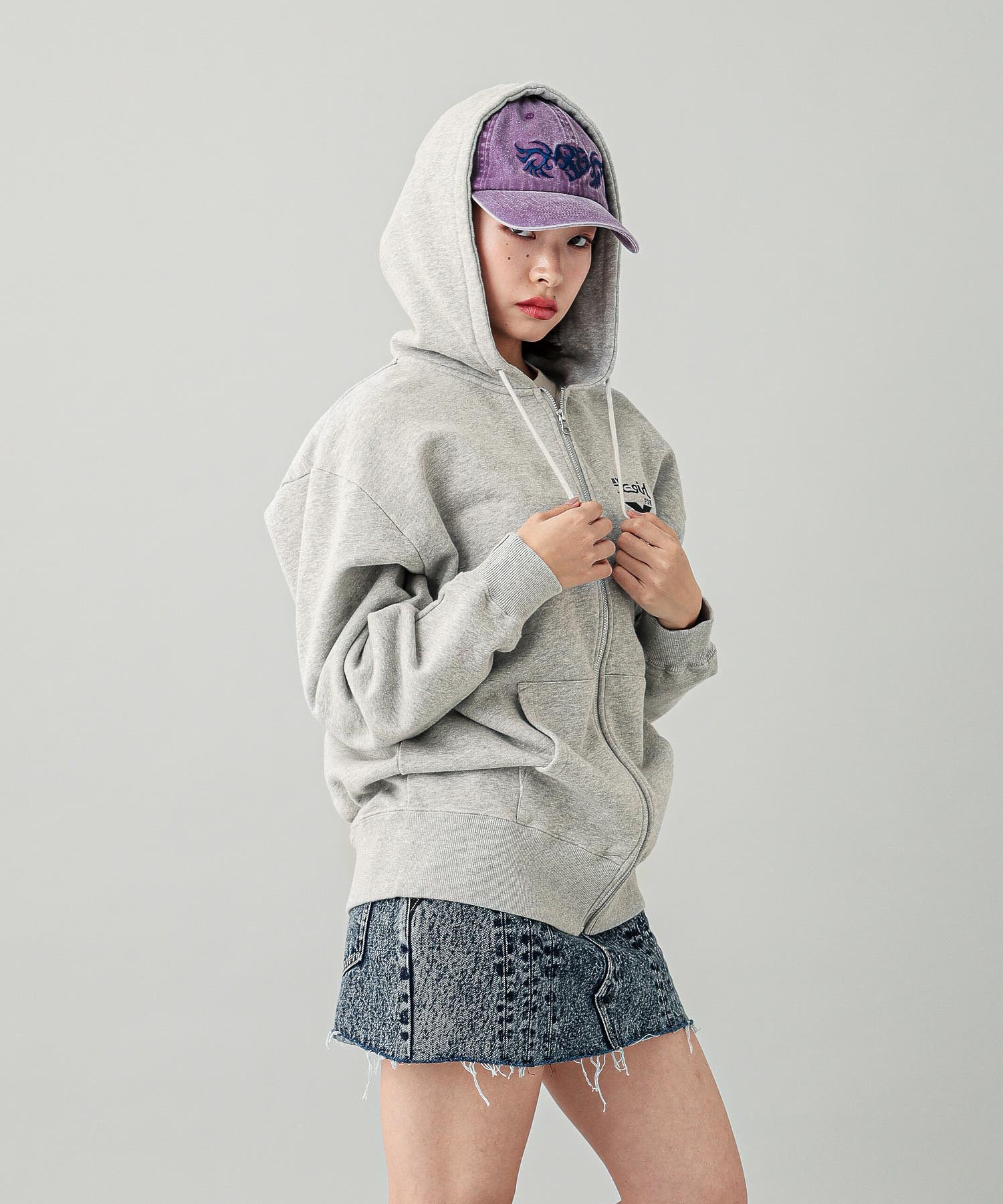 BY X-GIRL FOR X ZIP UP SWEAT HOODIE