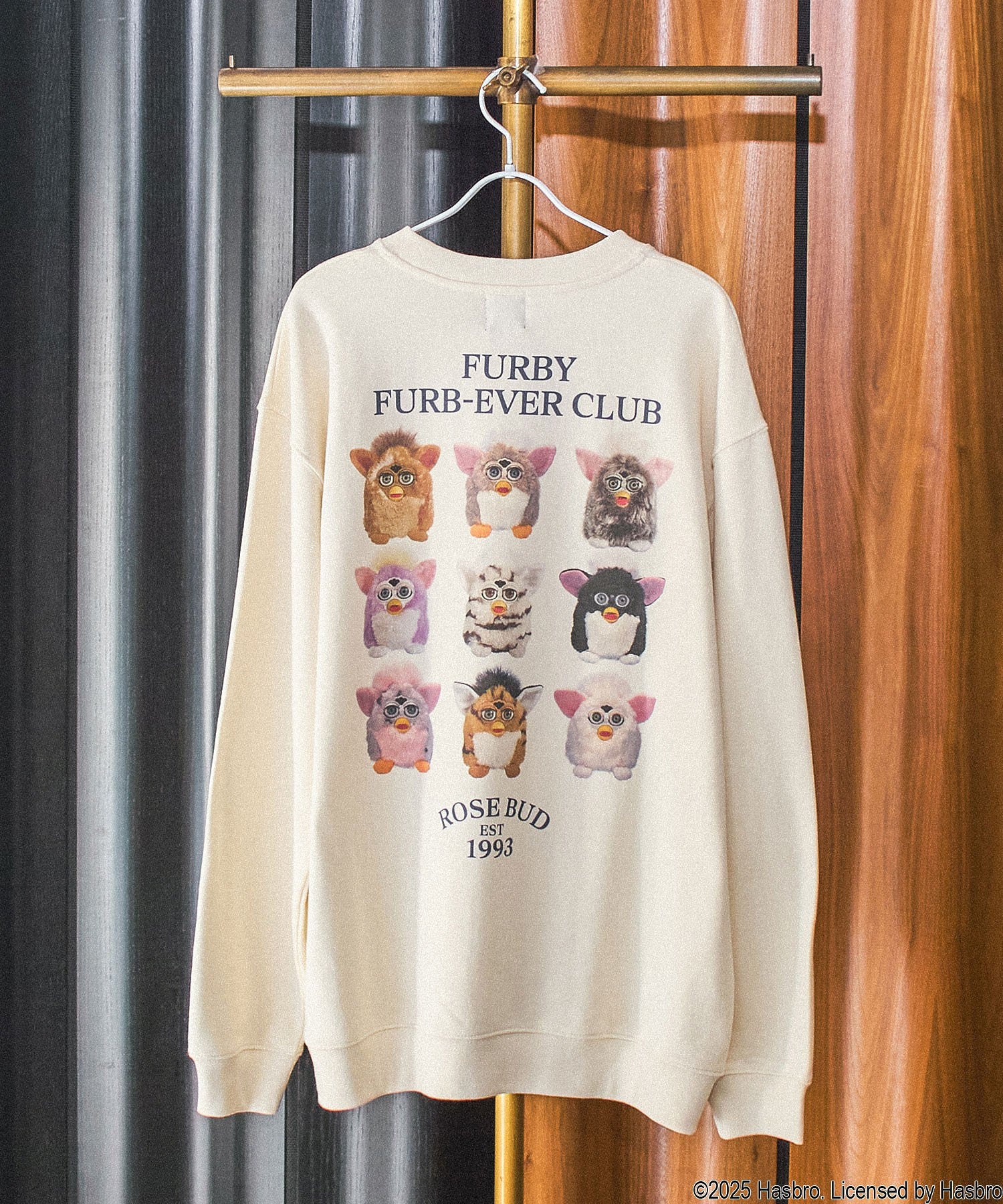 ROSE BUD x FURBY BIG SWEAT