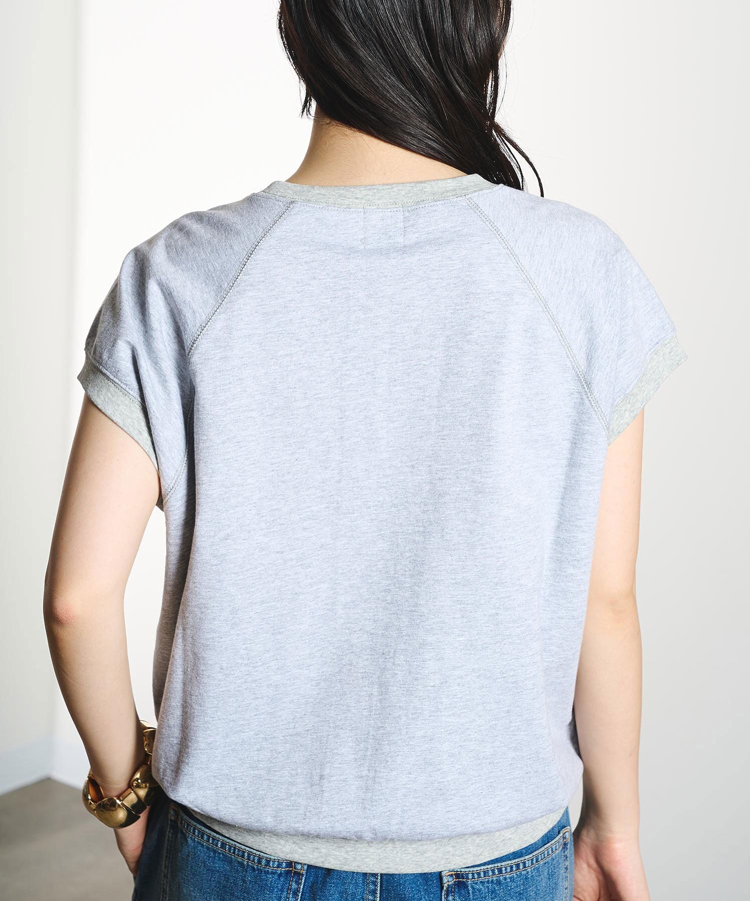 CAP SLEEVE SWEAT