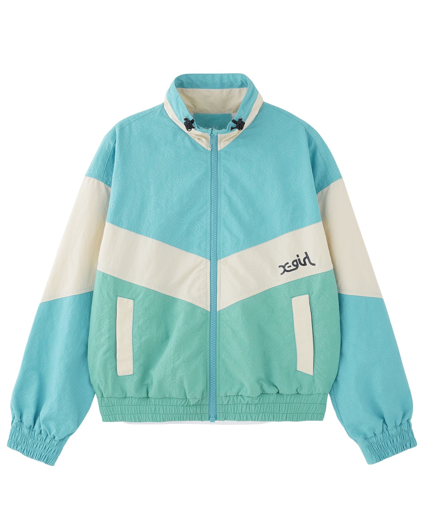 EMBOSSED WIND UP JACKET