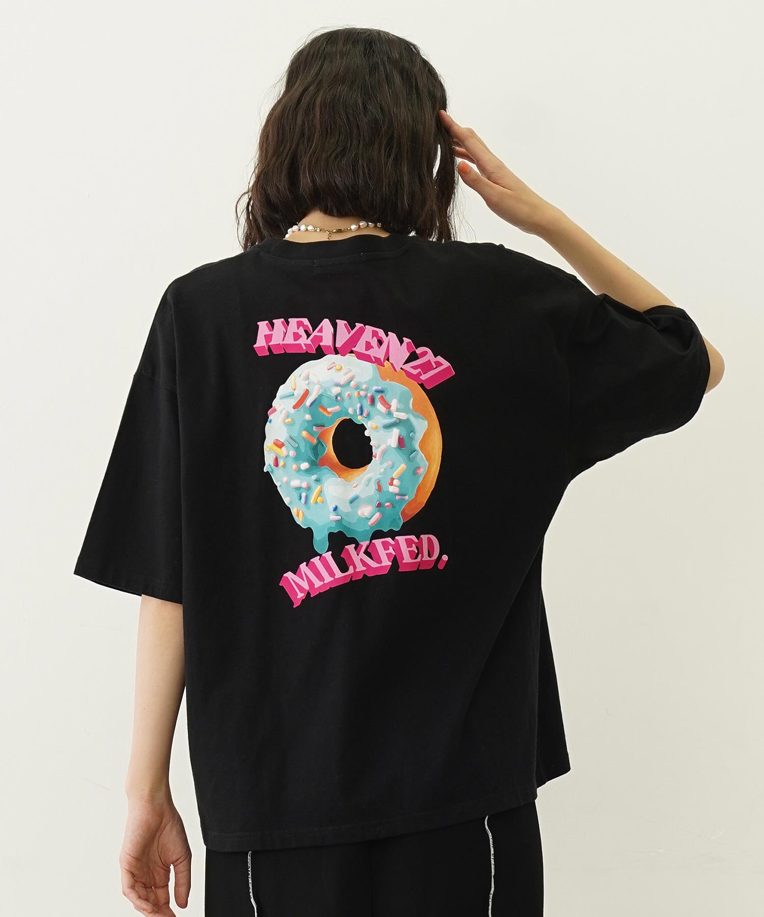 DONUT AND LOGO WIDE S/S TEE