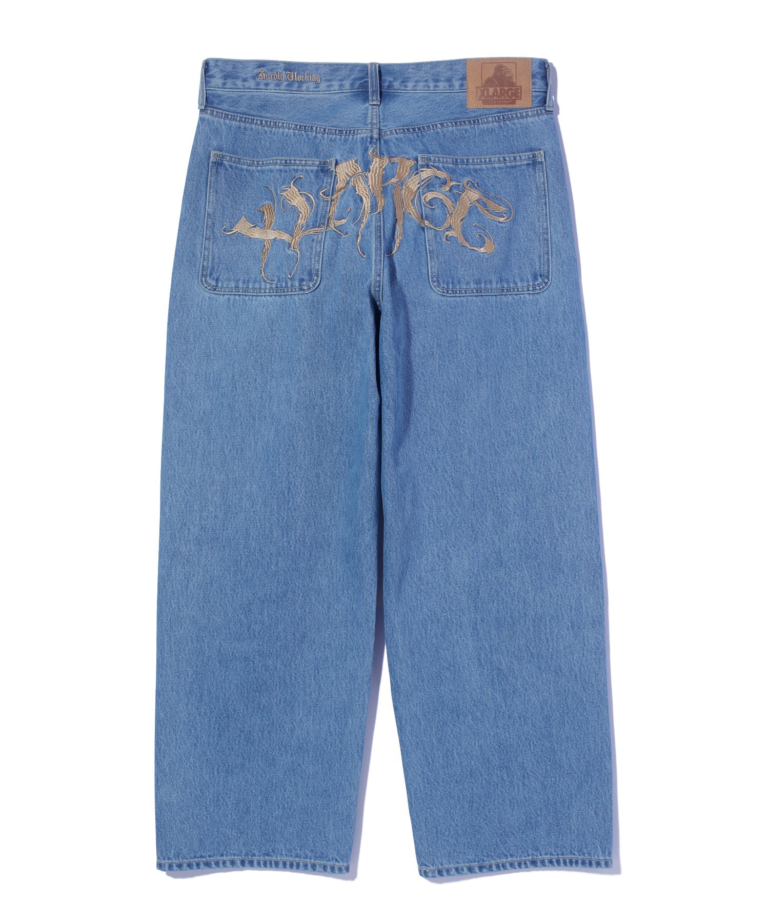 RAGE LOGO DENIM PANTS