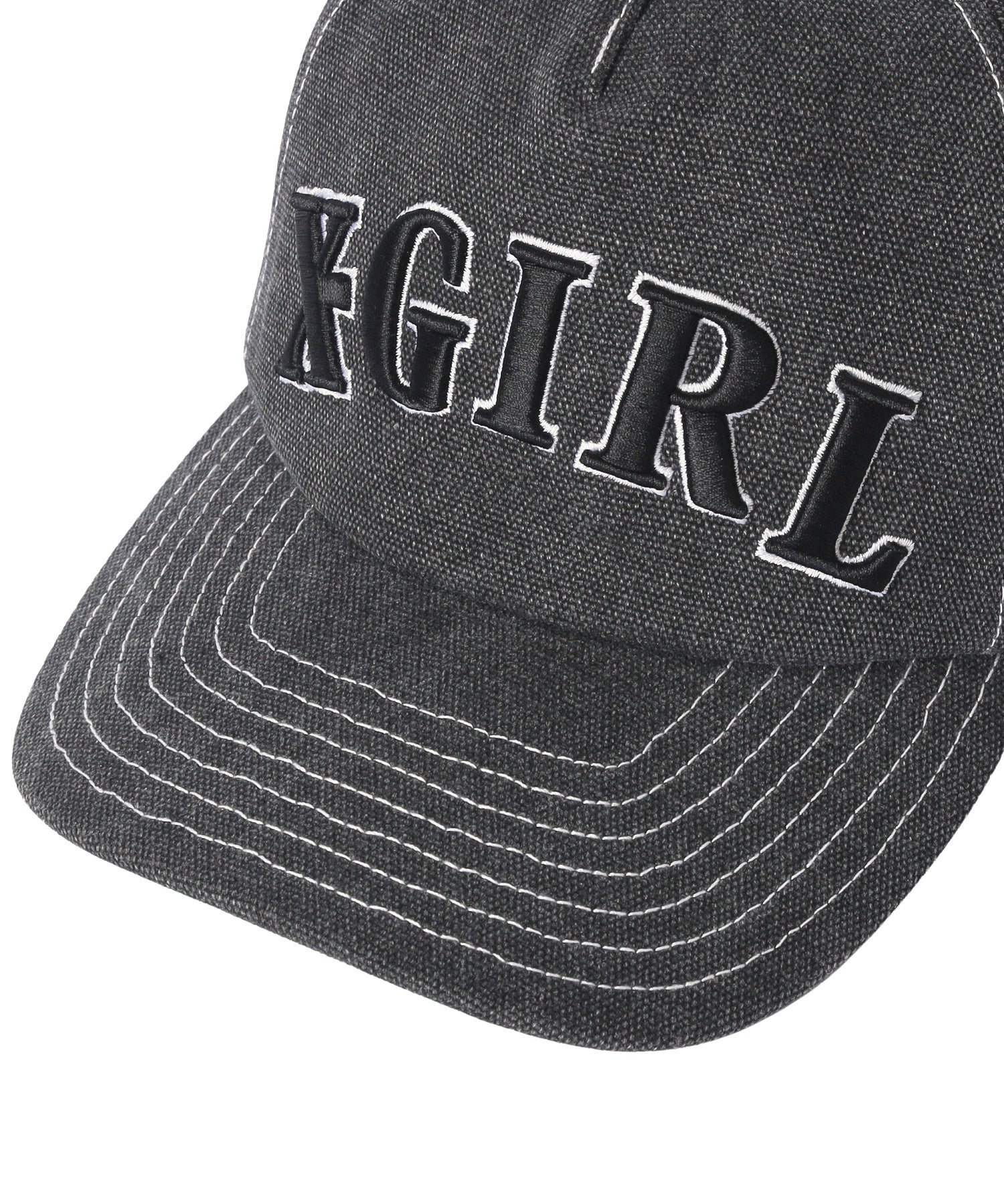 CONTRAST STITCH 5PANEL CAP
