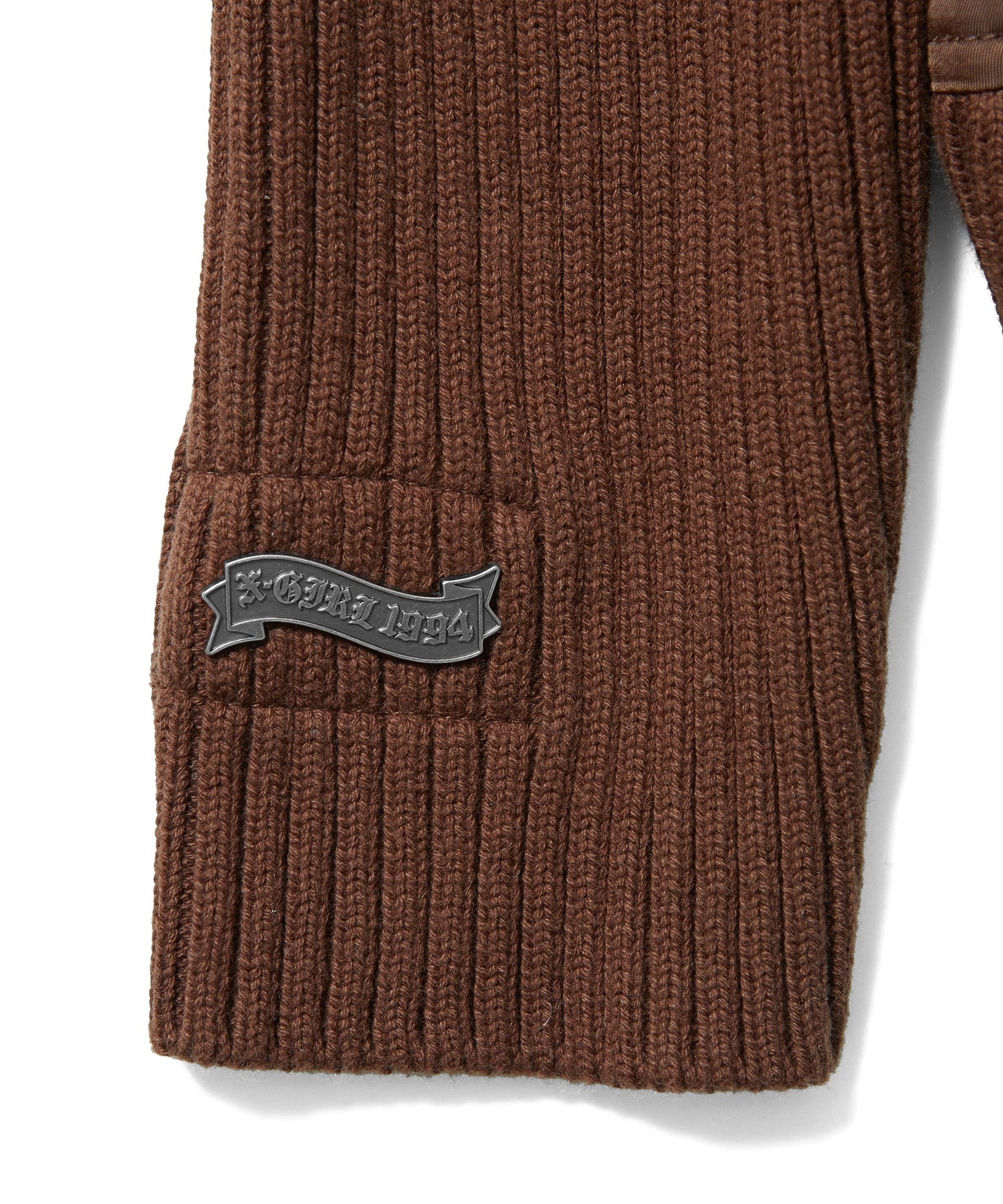 RIBBED SLEEVE WOVEN JACKET