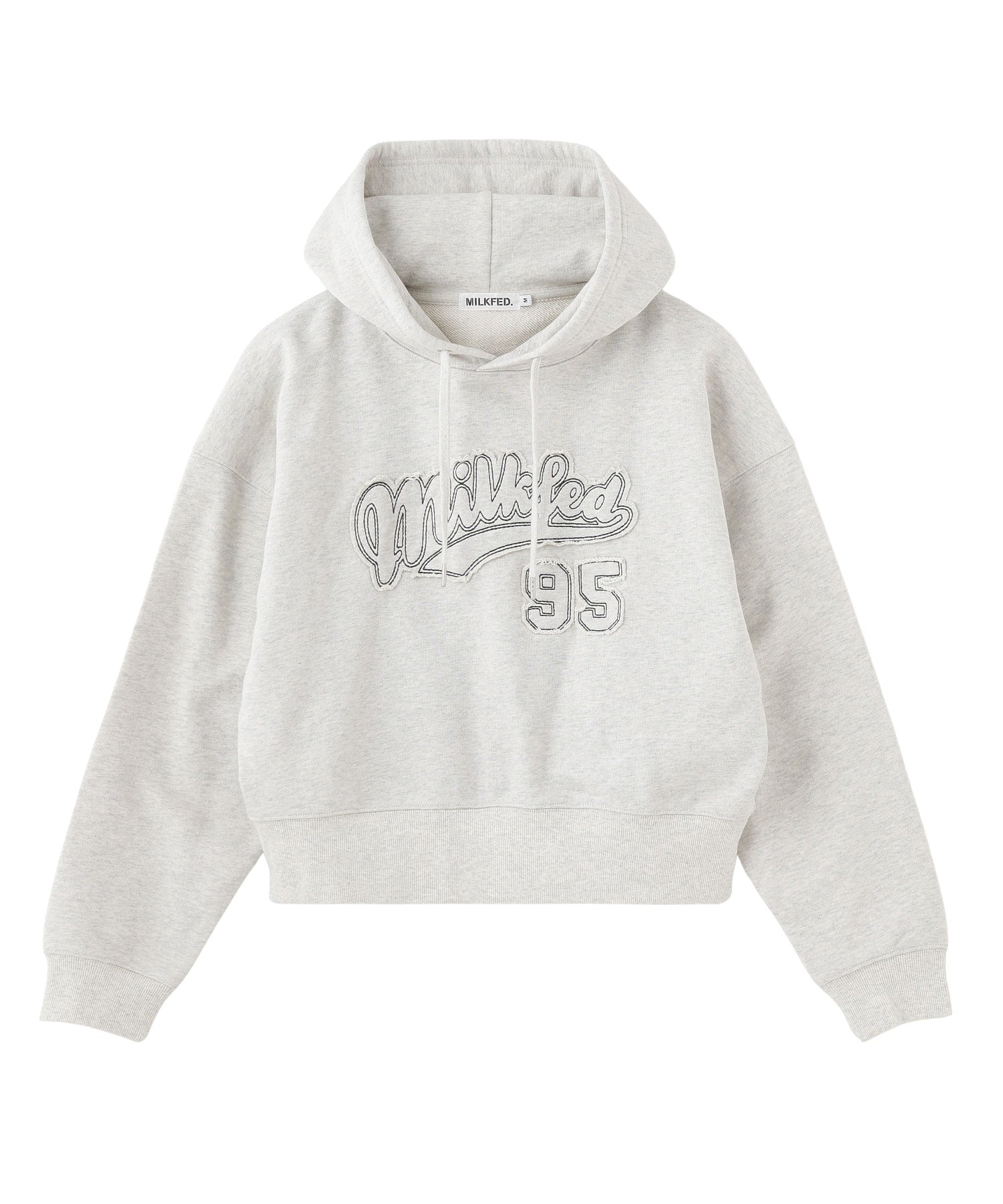 STITCHED LOGO SHORT HOODIE