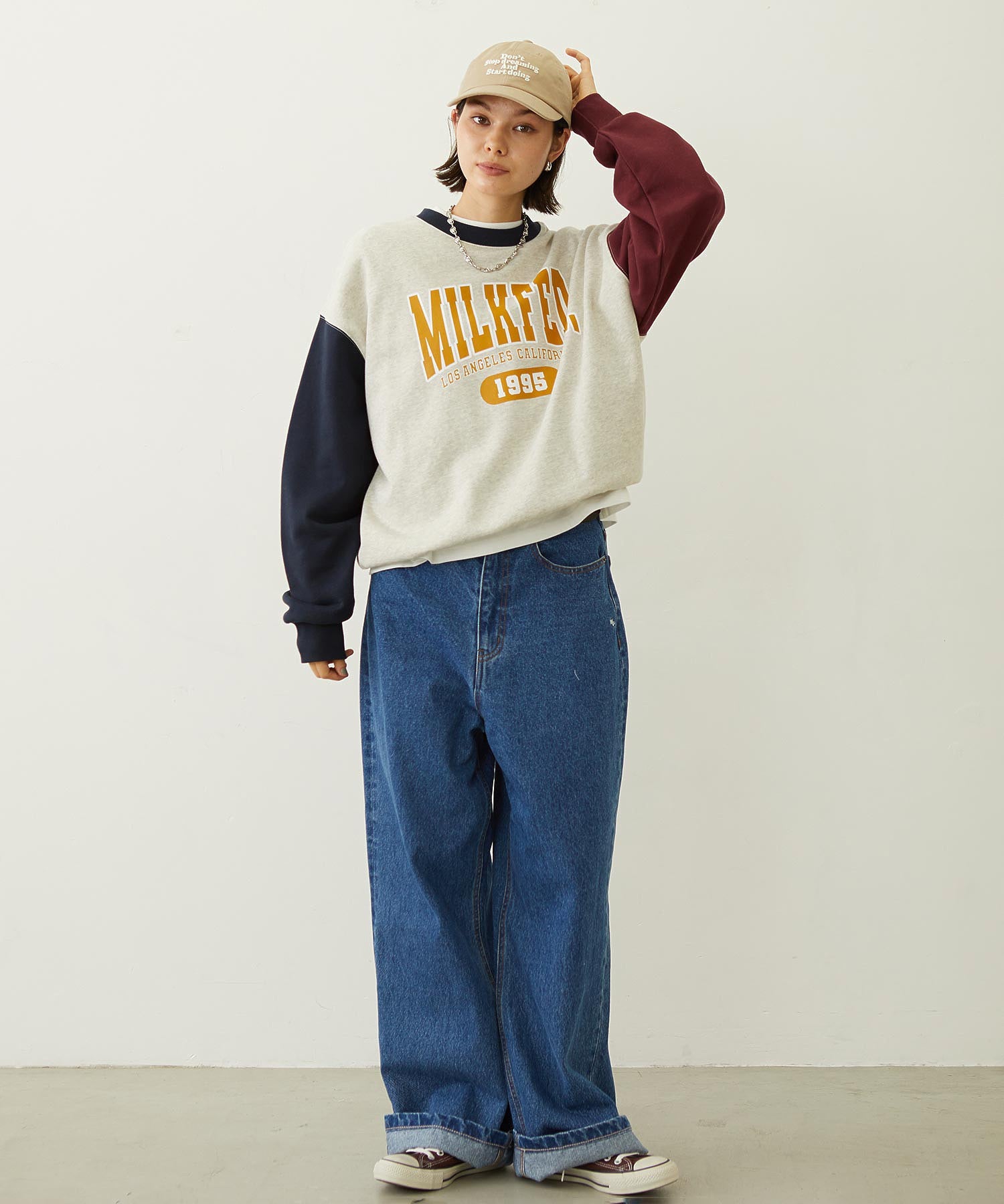 BOYFRIEND LOOSE DENIM PANTS