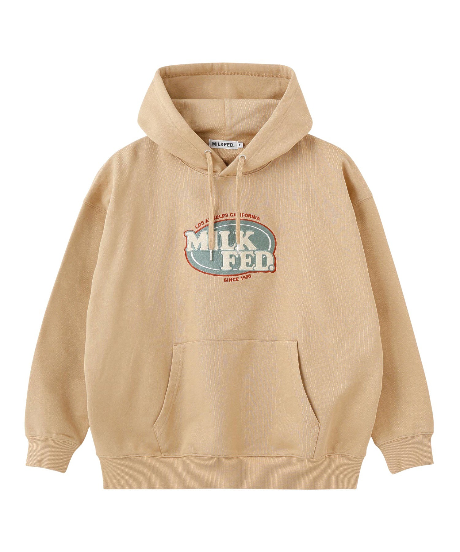 OVAL LOGO WIDE HOODIE SWEAT
