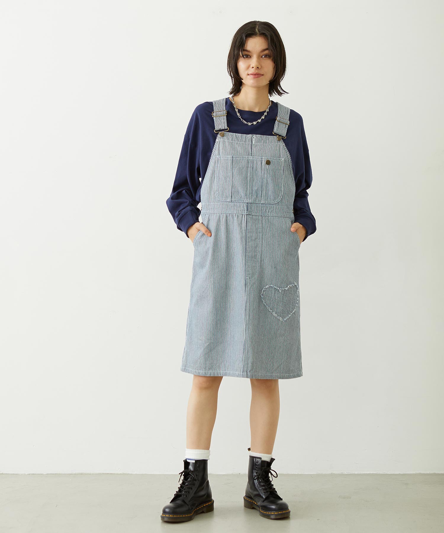 PATCH SALOPETTE SKIRT