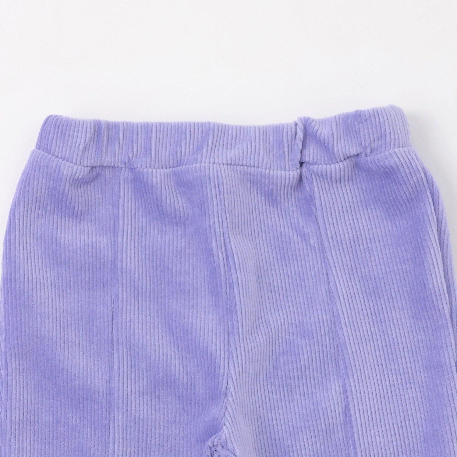 コーデュロイ調スリットフレアレギンス