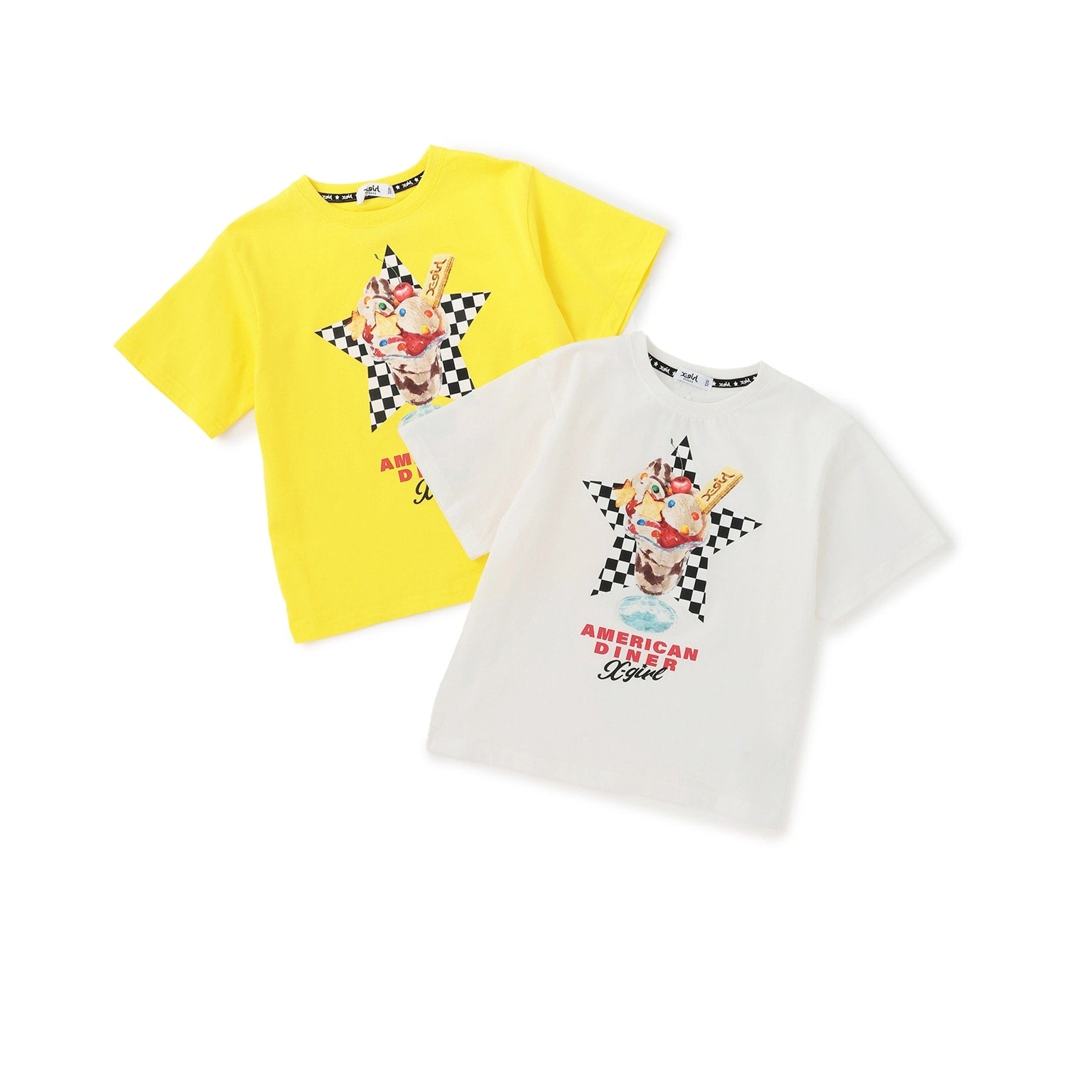 【人気商品再入荷】ダイナーパフェプリント半袖Tシャツ