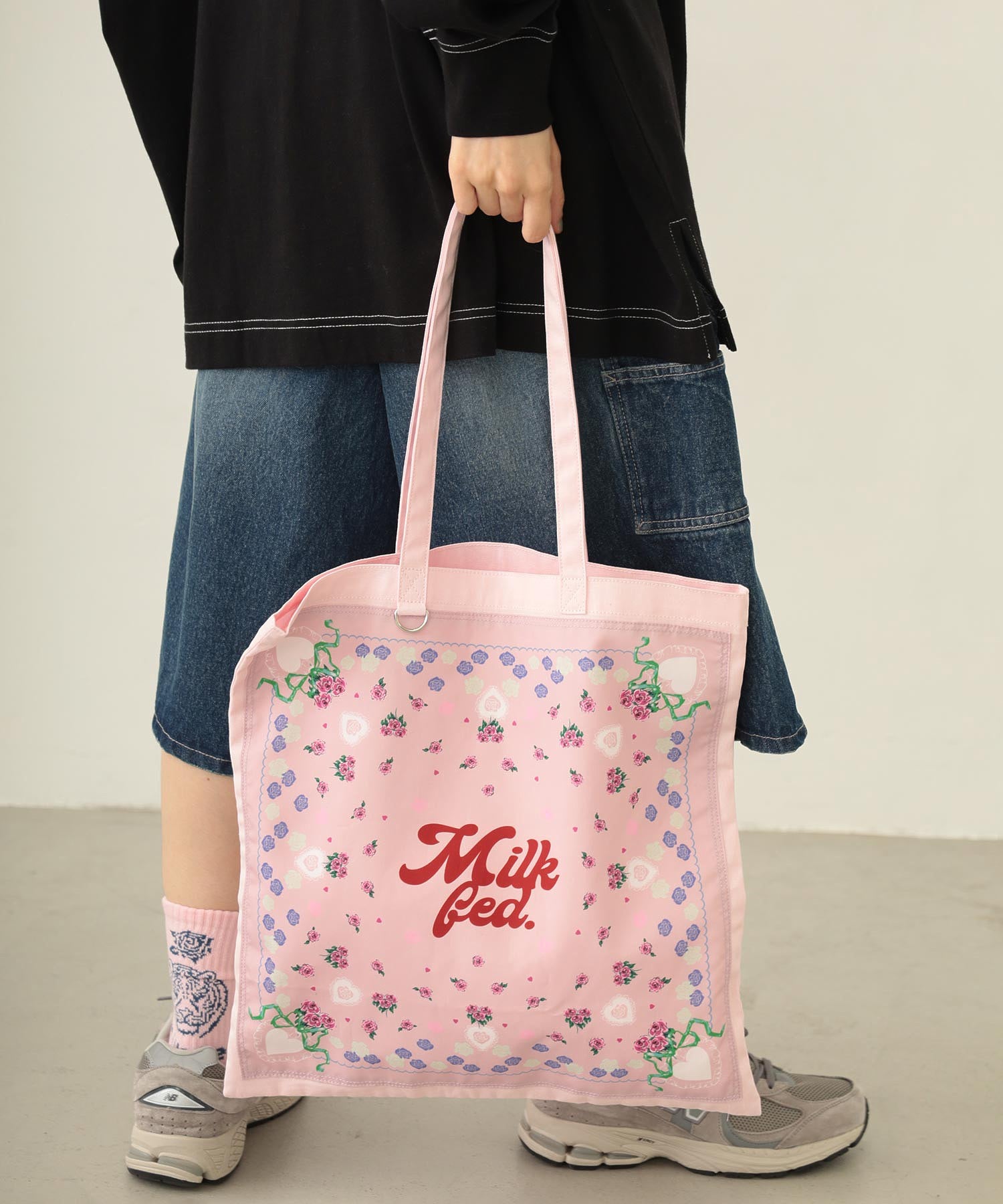 FLOWER PATTERN BANDANA BAG