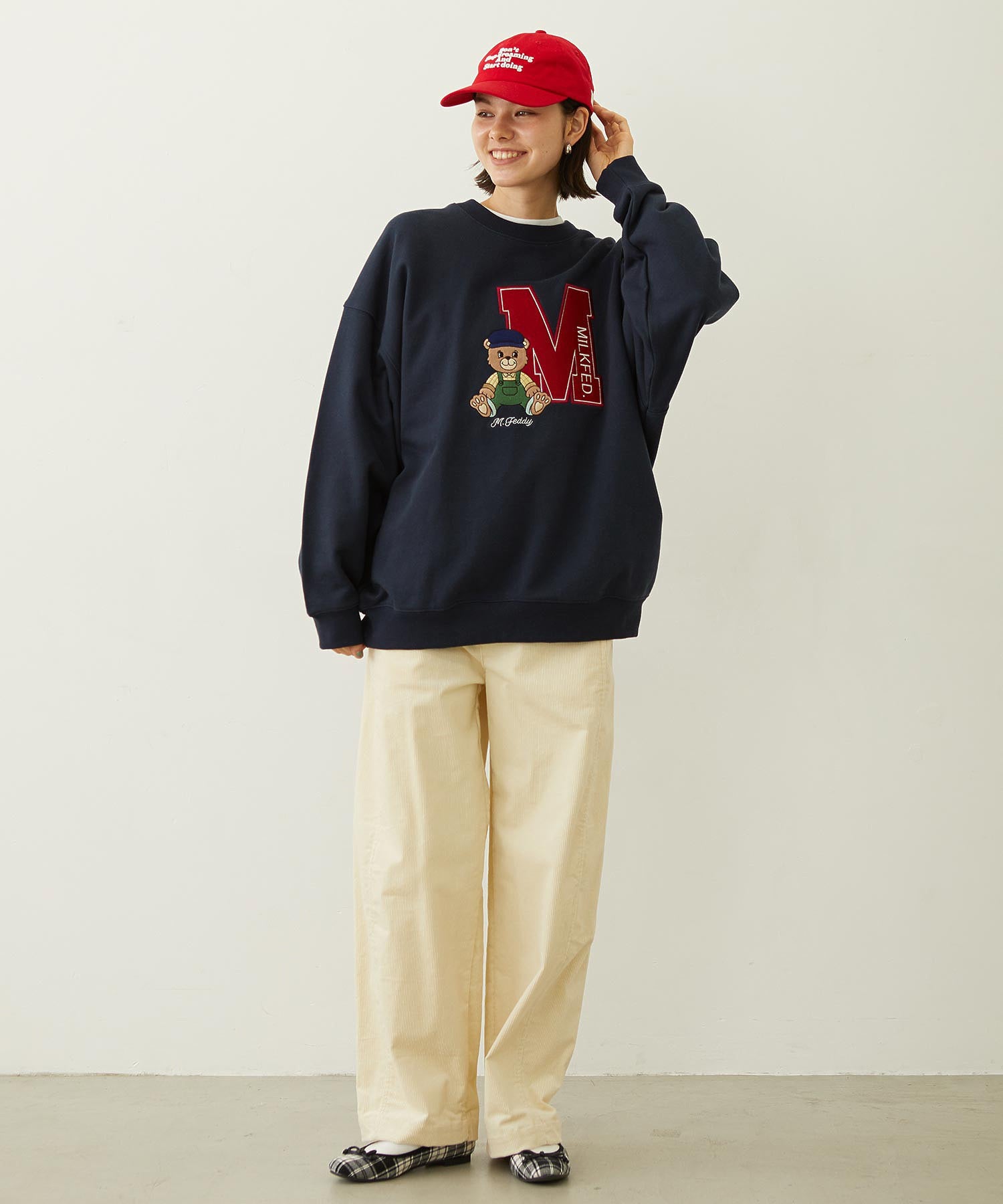 M.FEDDY EMBLEM SWEAT TOP