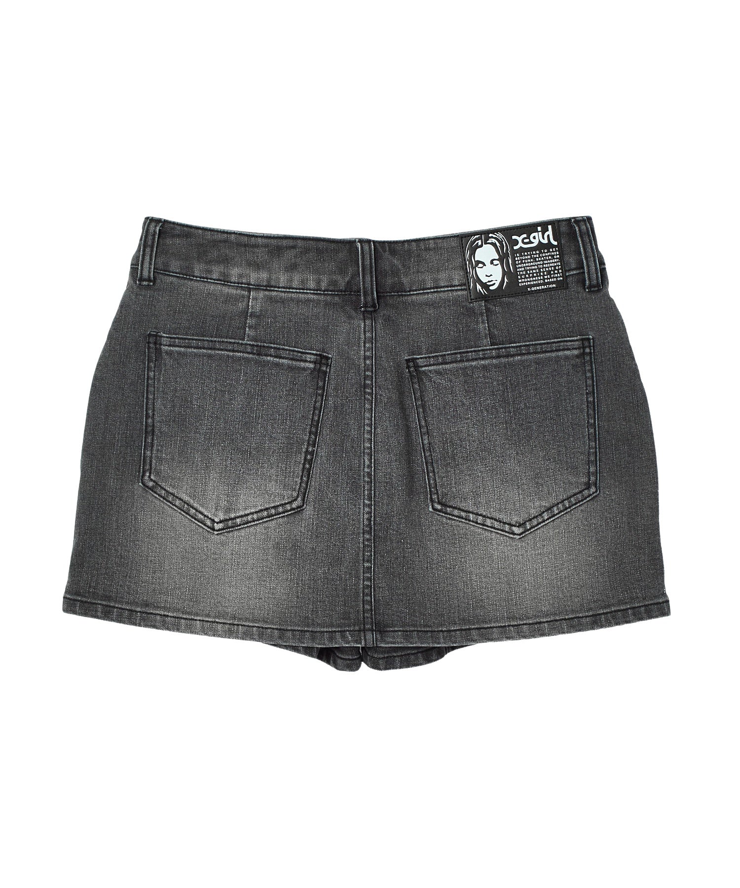 DENIM SKORT