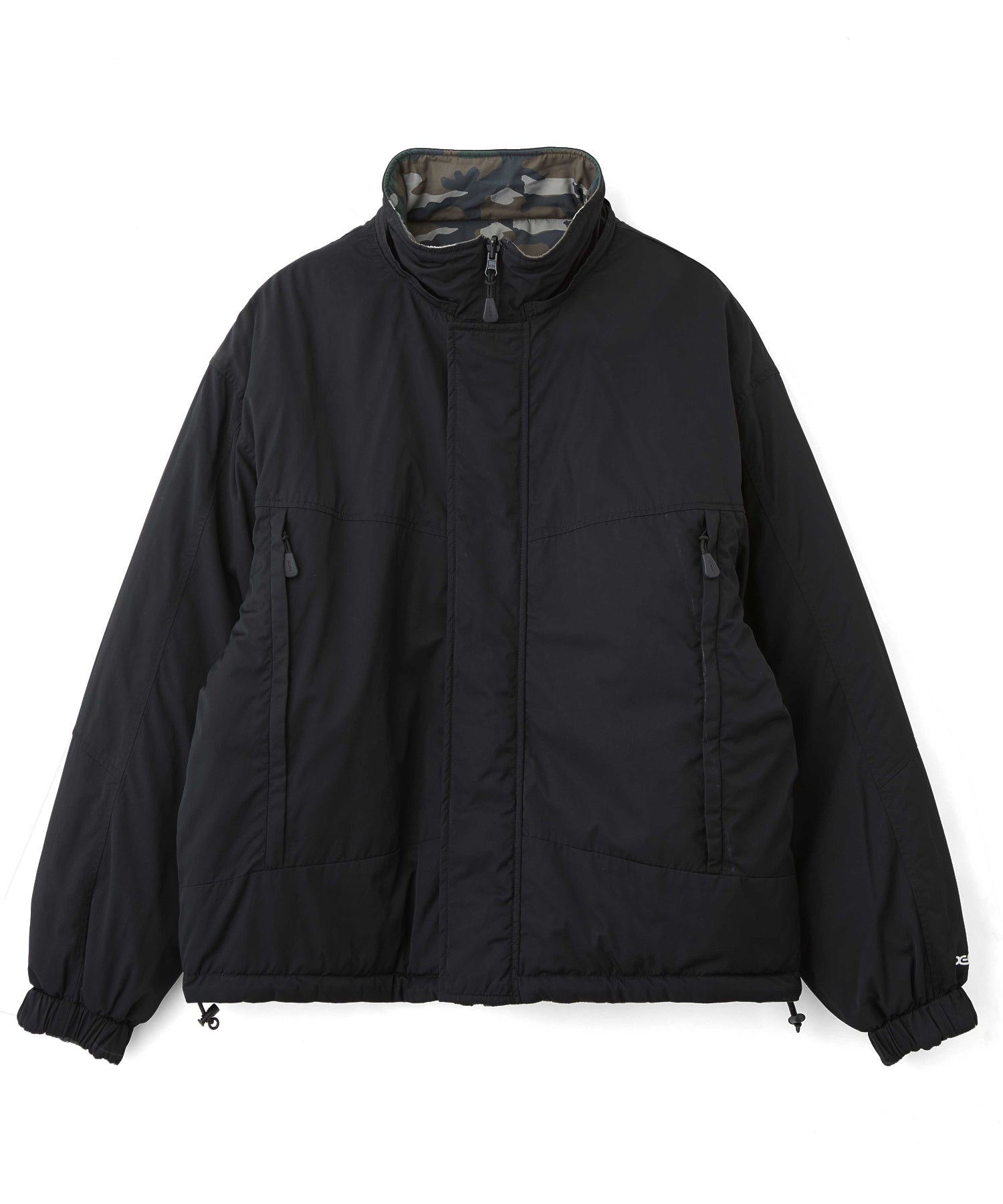 FACE EMBROIDERED PATCH REVERSIBLE JACKET