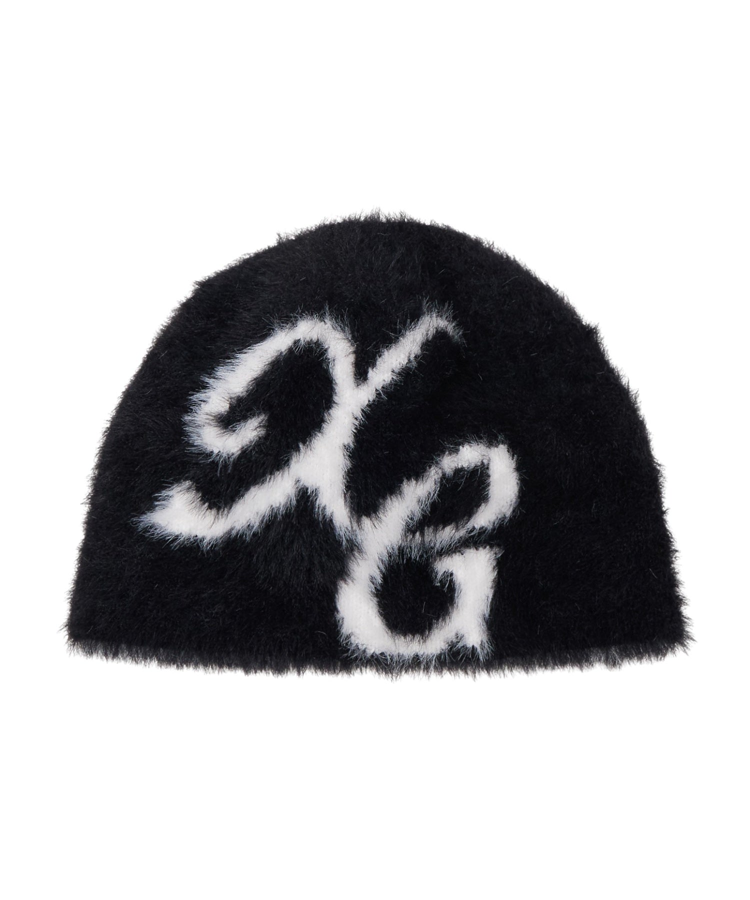 LOGO JACQUARD SHAGGY BEANIE
