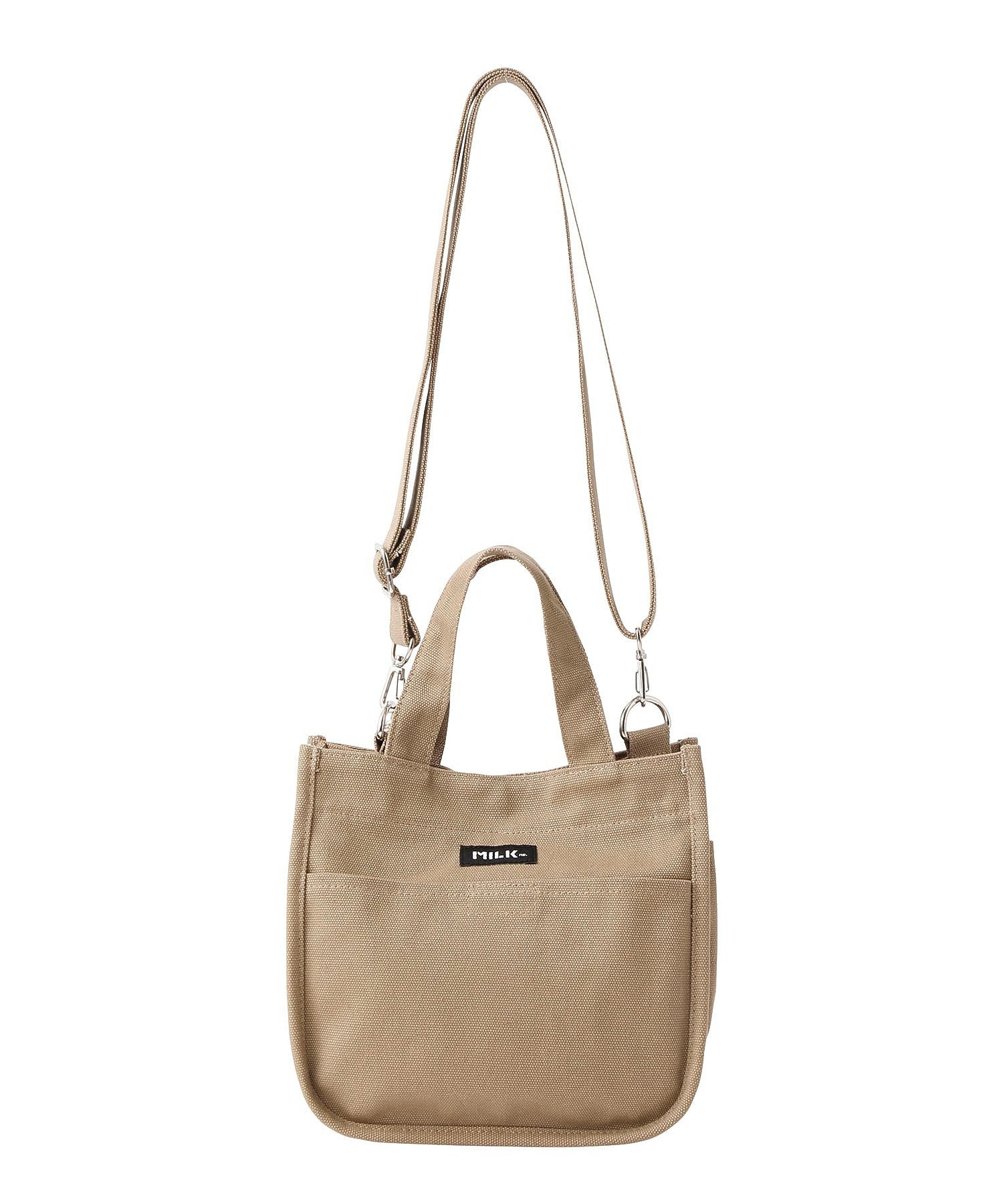EMBROIDERED BAR MINI SHOULDER BAG W/STRAP MILKFED.