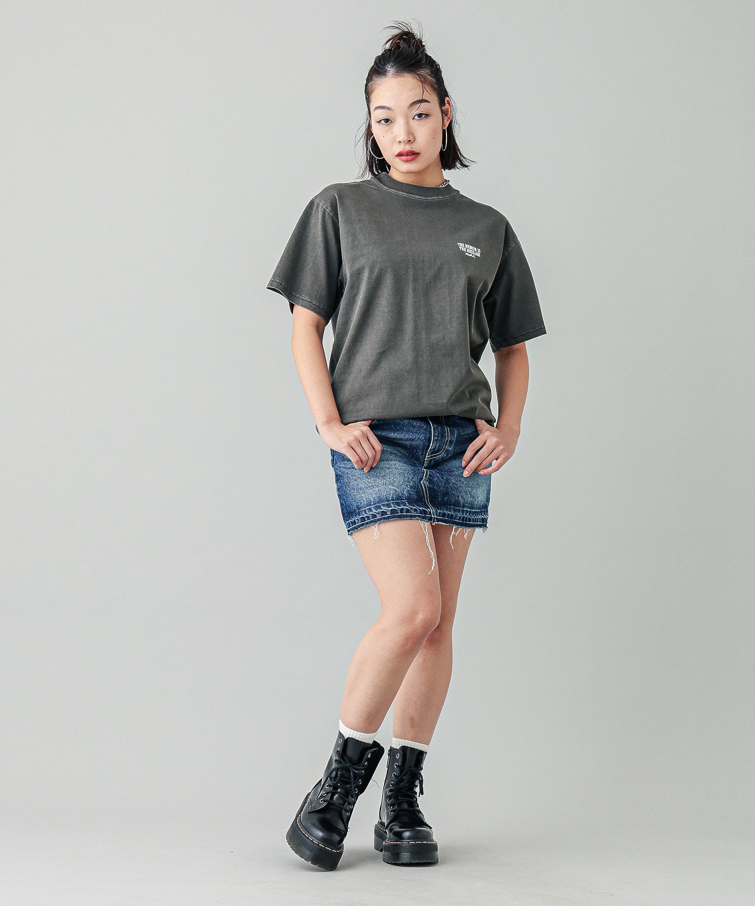 VINTAGE LABEL FACE LOGO S/S TEE