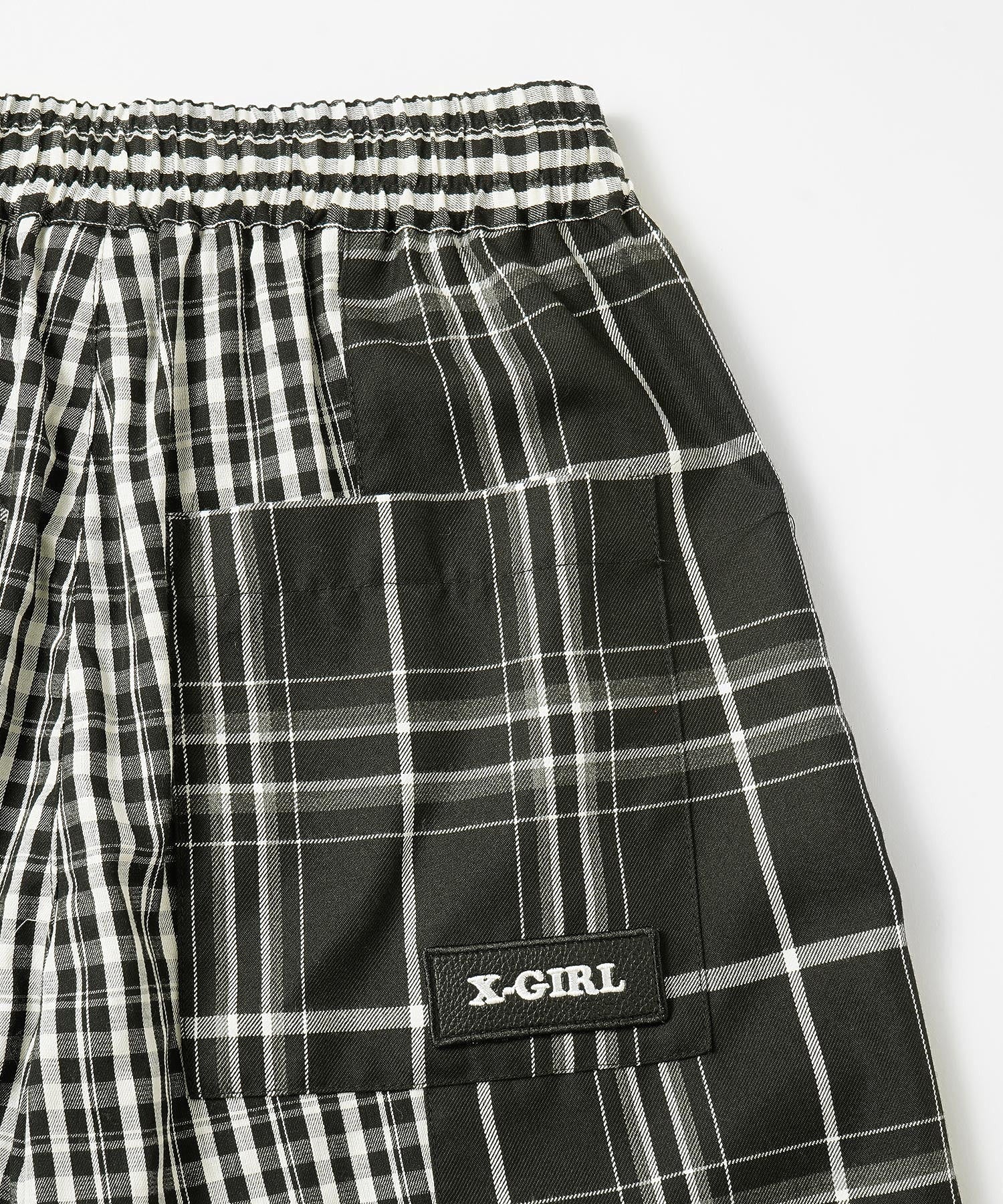 PLAID EASY PANTS X-girl