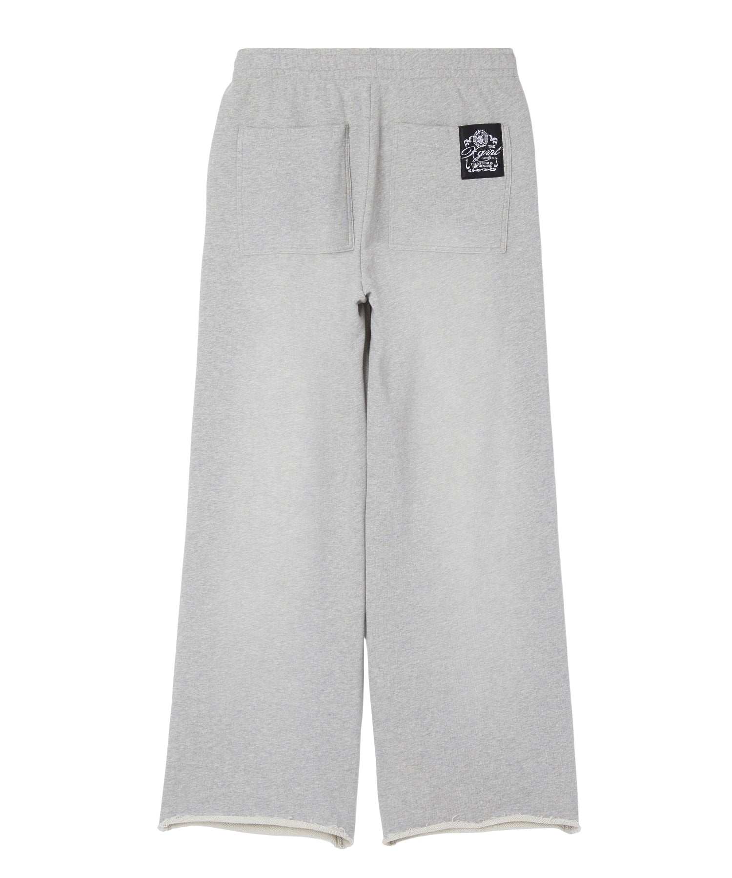 LAYERED DISTRESSED SWEATPANTS