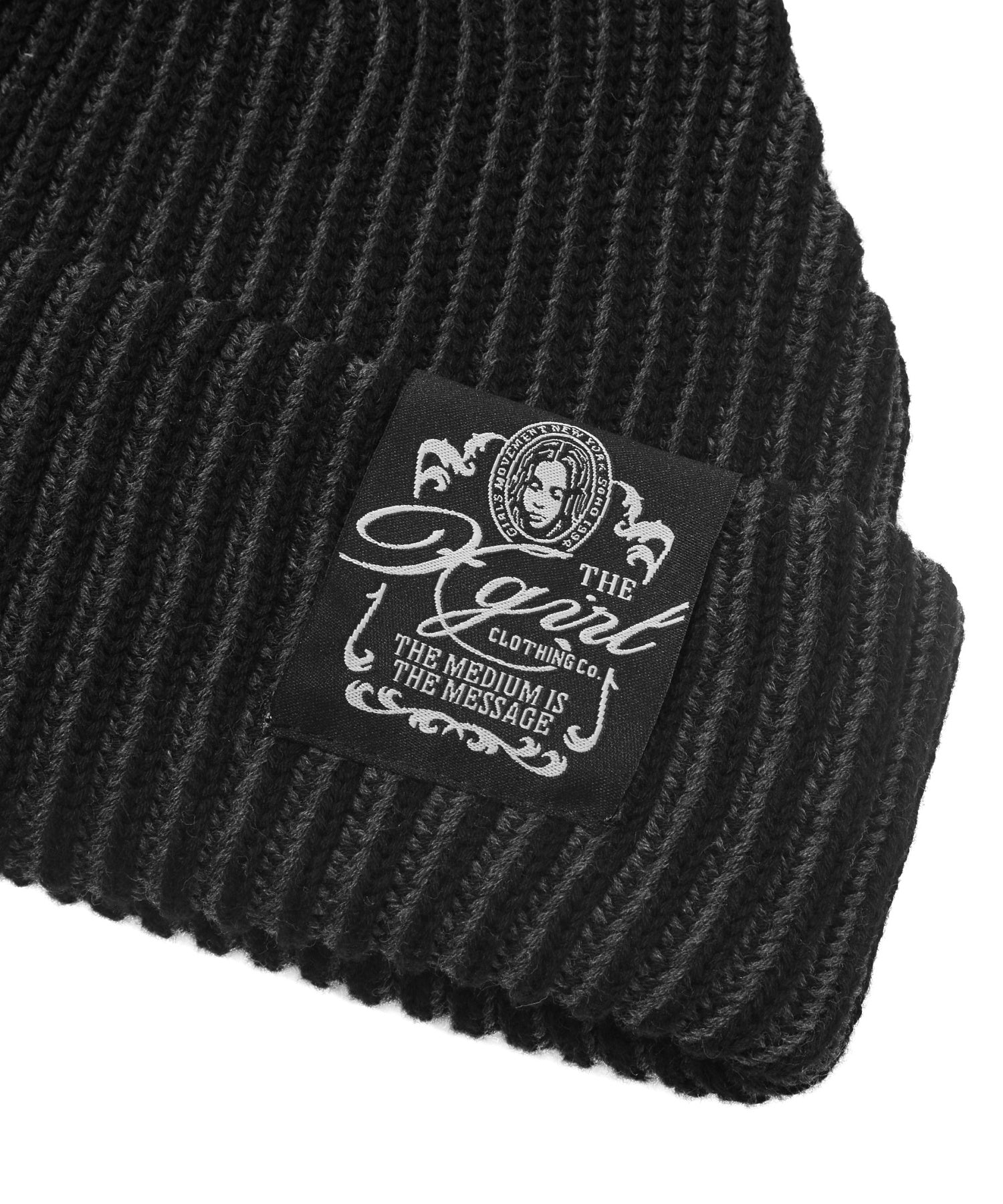 BICOLOR RIB CUFF BEANIE