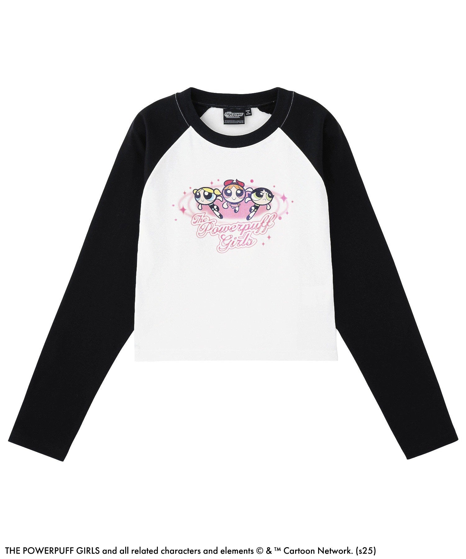 THE POWERPUFF GIRLS × X-girl RAGLAN L/S BABY TEE