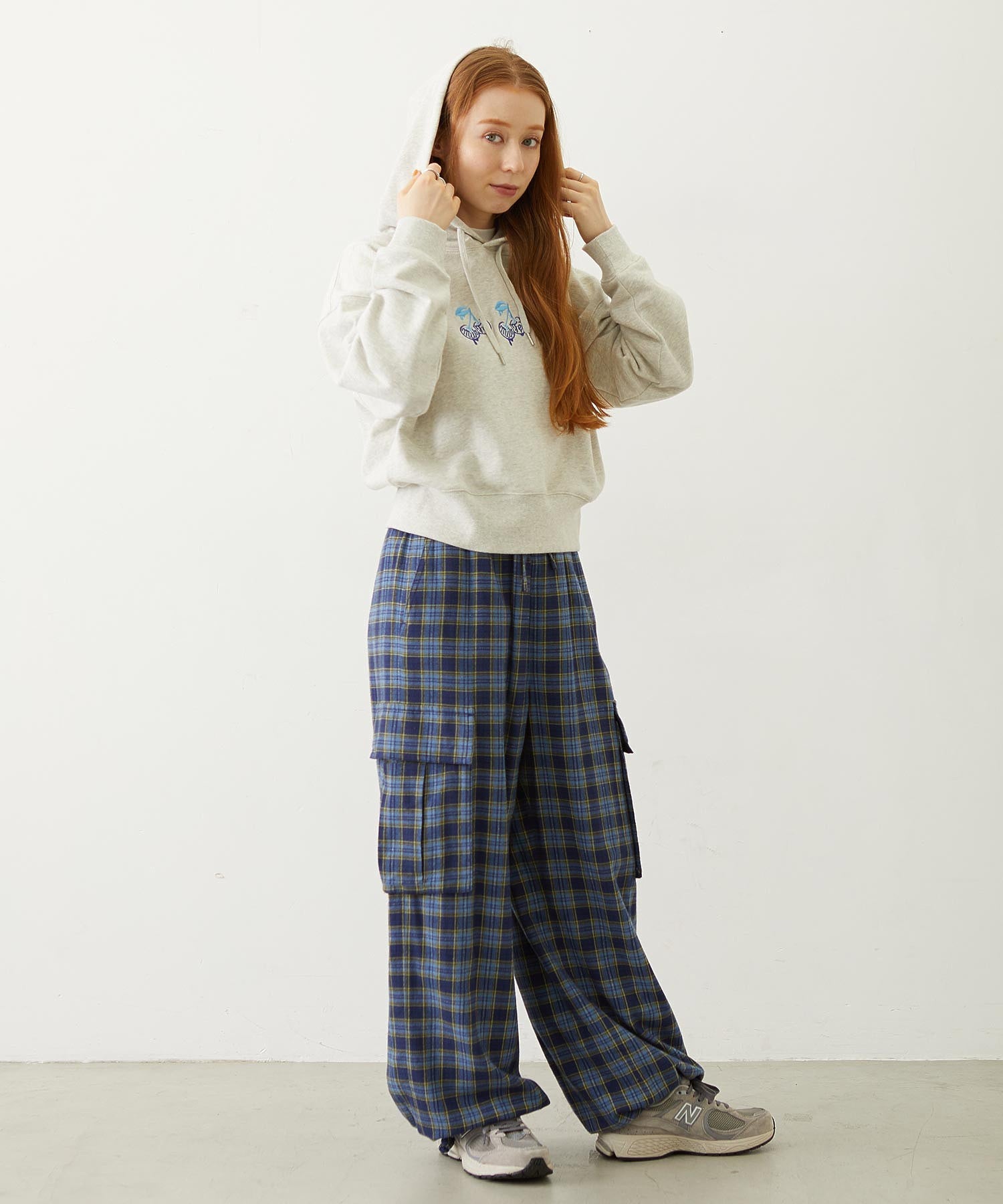 CHECKED CARGO PANTS