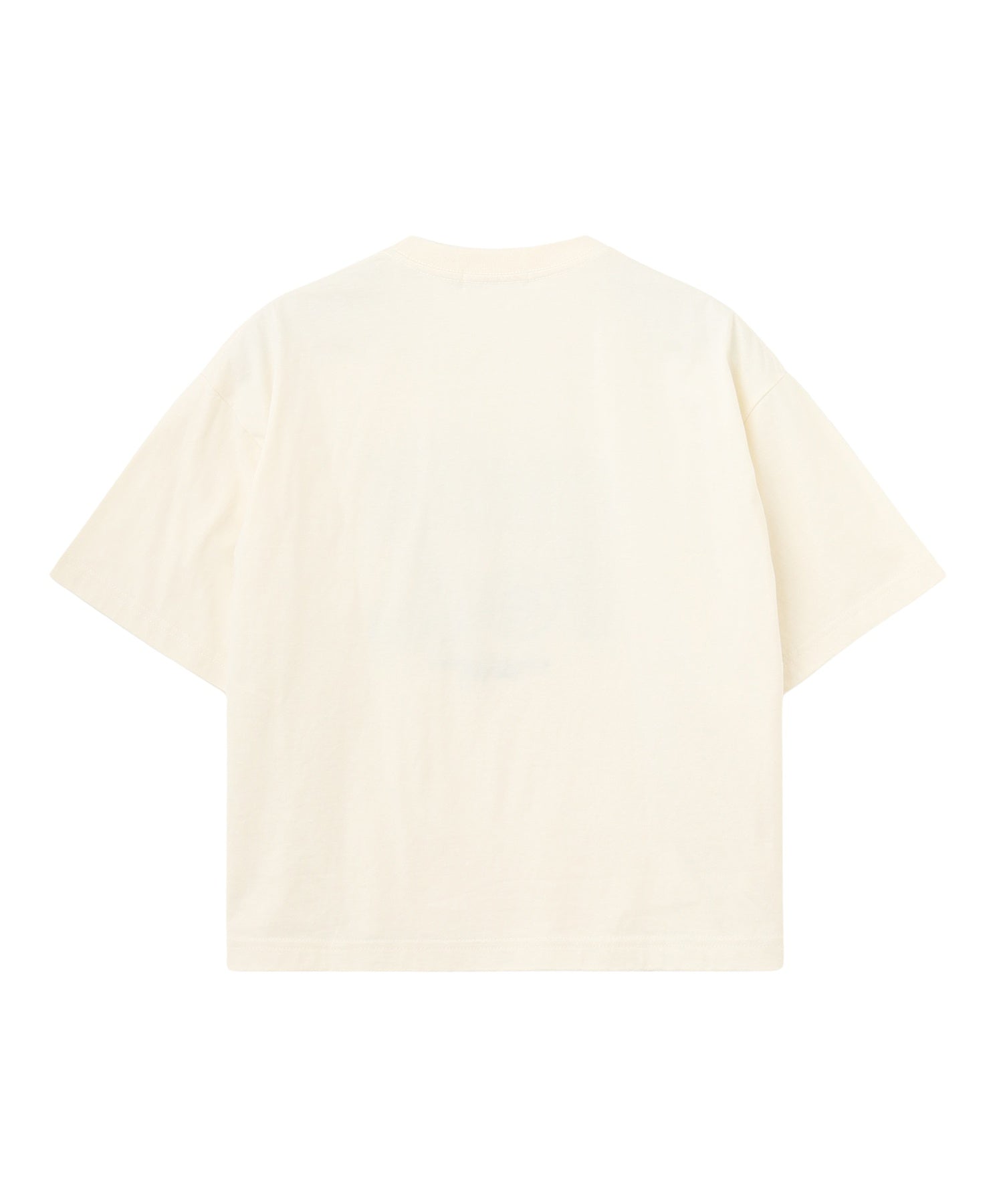 CUT OUT LOGO GINGHAM WIDE S/S TEE