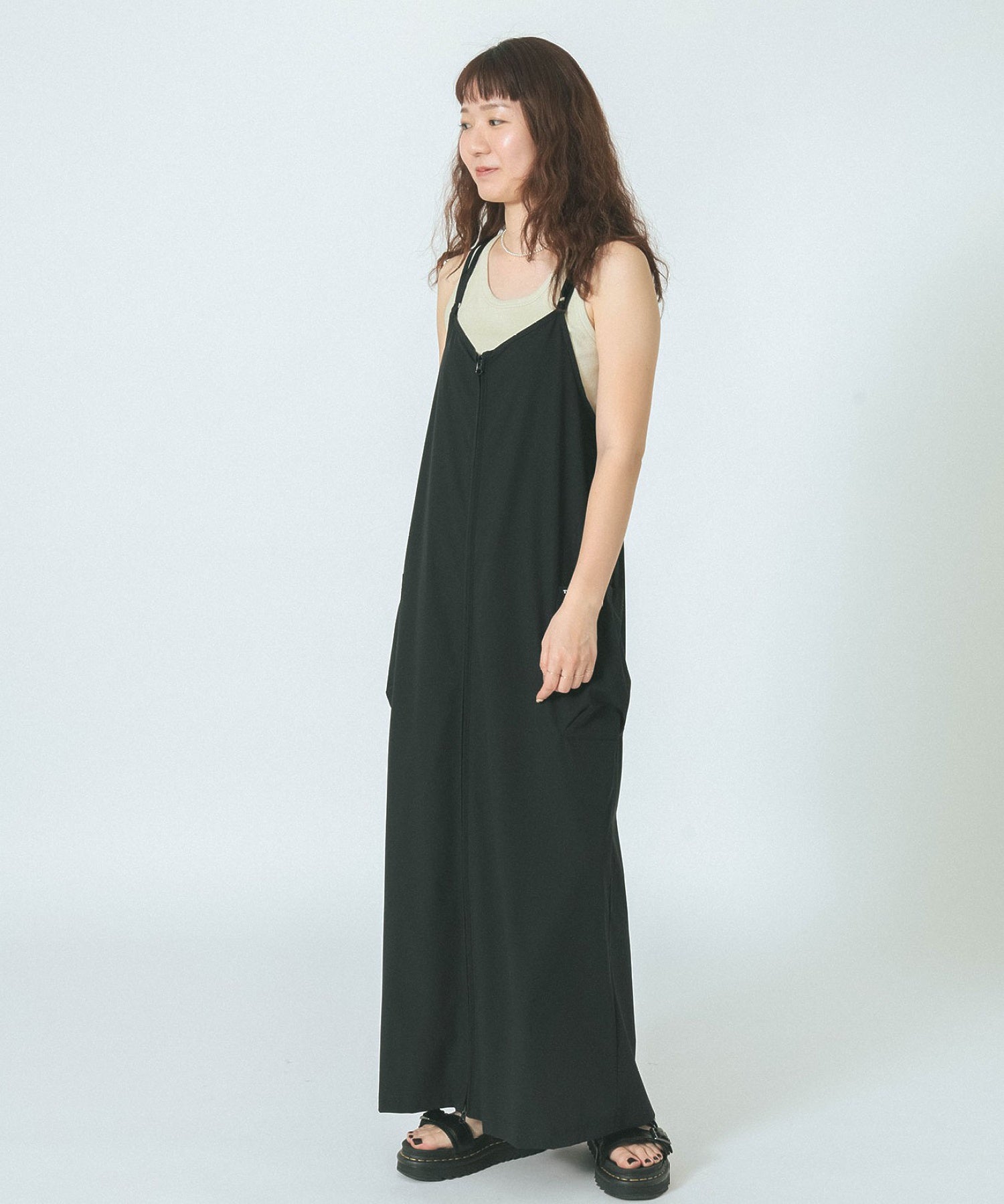 THOUSAND MILExGENE HEAVENS/BACK CROSS NALLOW STRAP DRESS