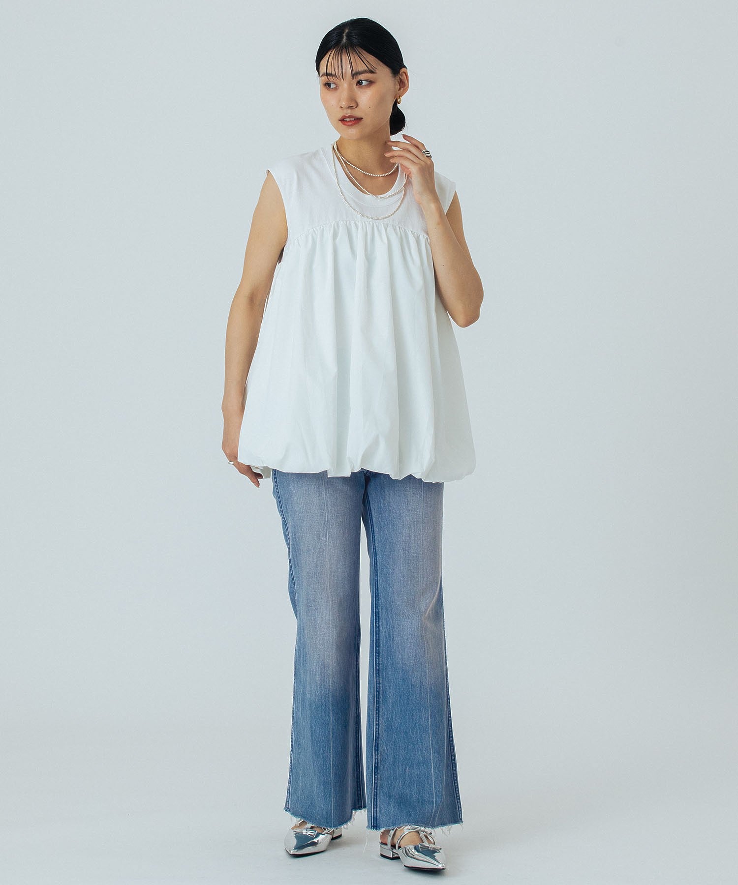 model:167cm 着用サイズ:S