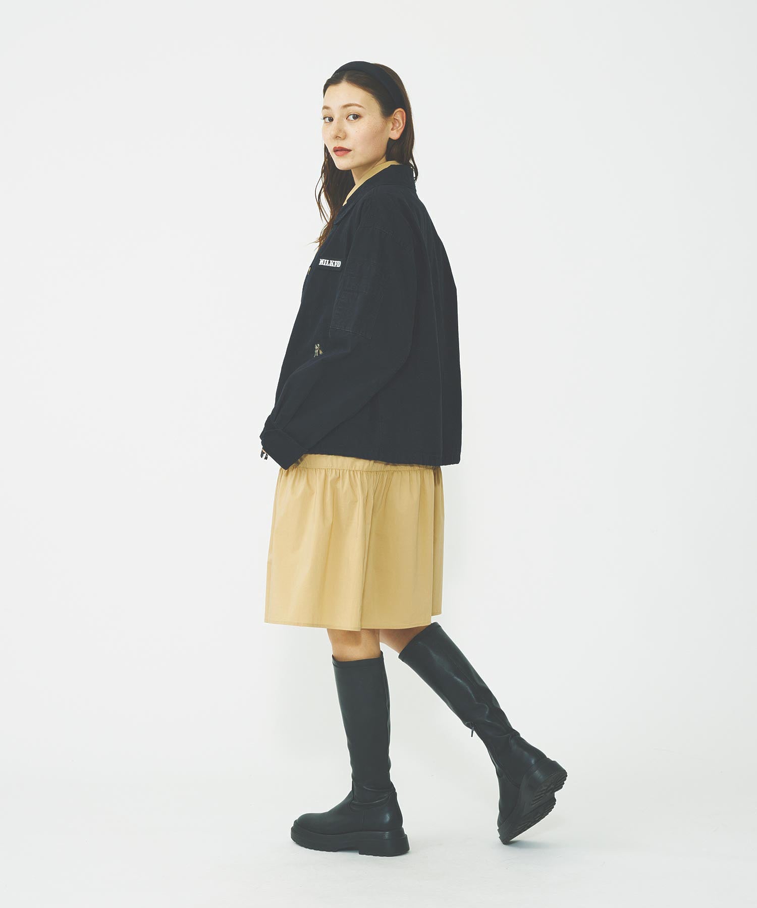 ROUND COLLAR MILITARY JACKET