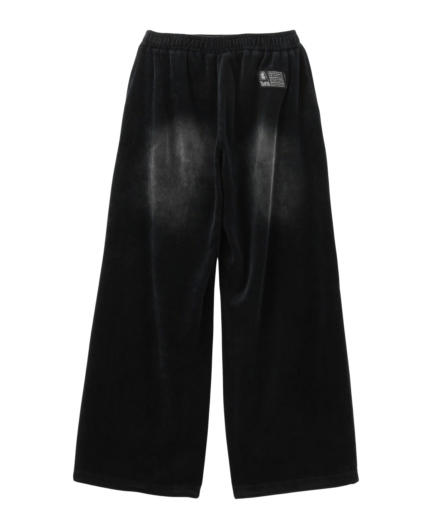 FADED VELOUR LOOSE FIT PANTS
