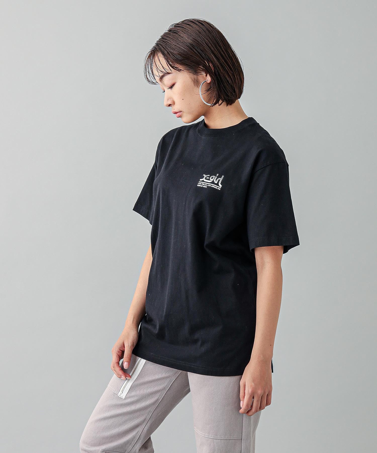 TRIPLE MILLS LOGO S/S TEE X-girl