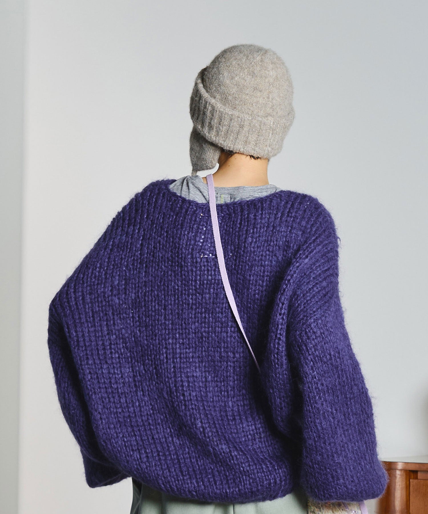 【ROSE BUD別注】EAR FLAP KNIT CAP