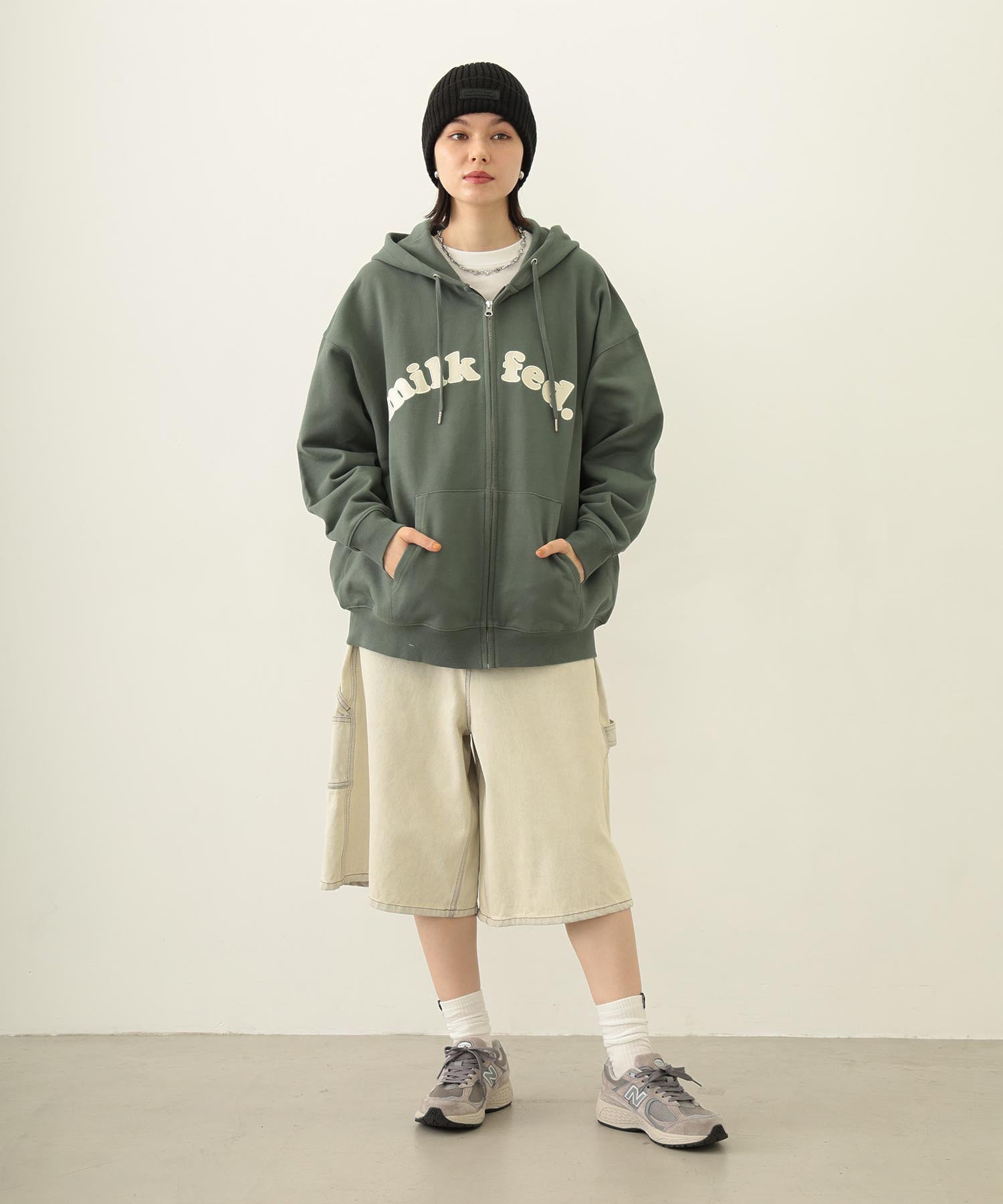 ARCH COOPER LOGO ZIP UP HOODIE