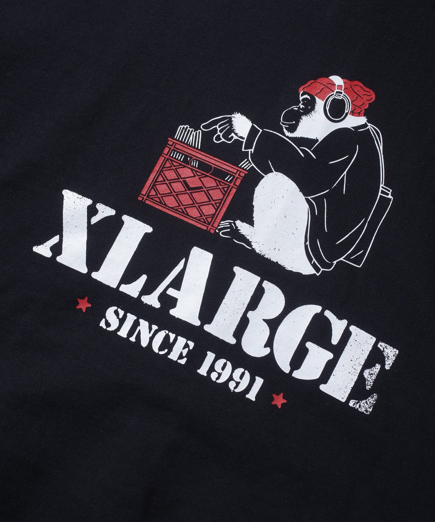 CRATE DIGGER ZIP HOODED SWEATSHIRT