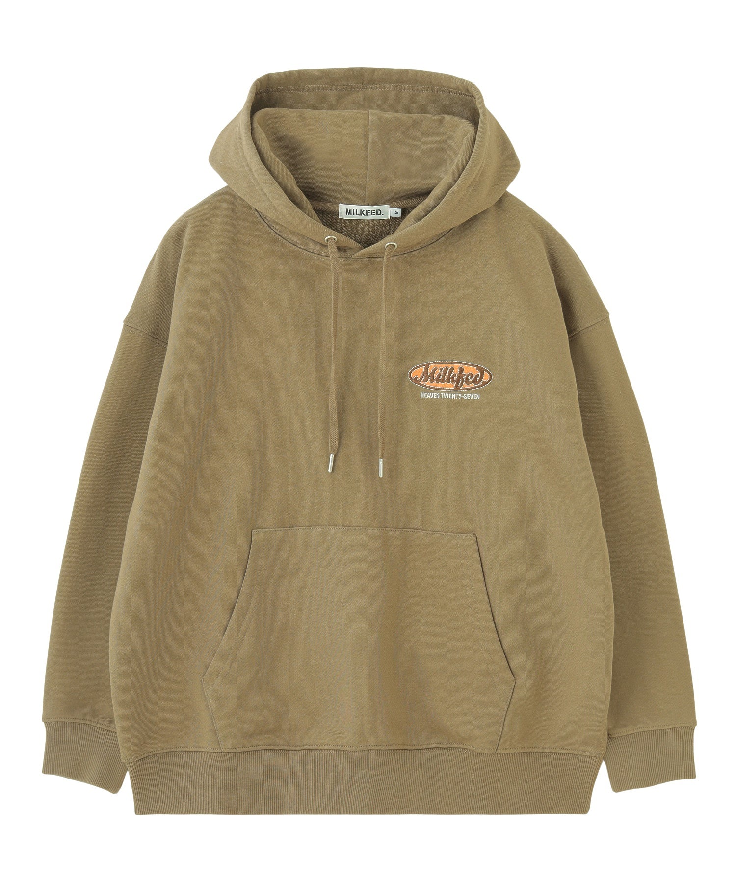 OVAL LOGO EMBROIDERY SWEAT HOODIE