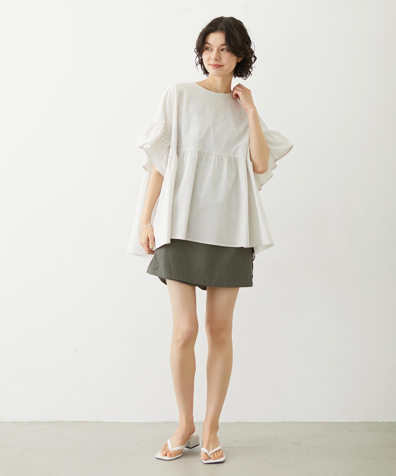 ICING LOGO RUFFLE TUNIC